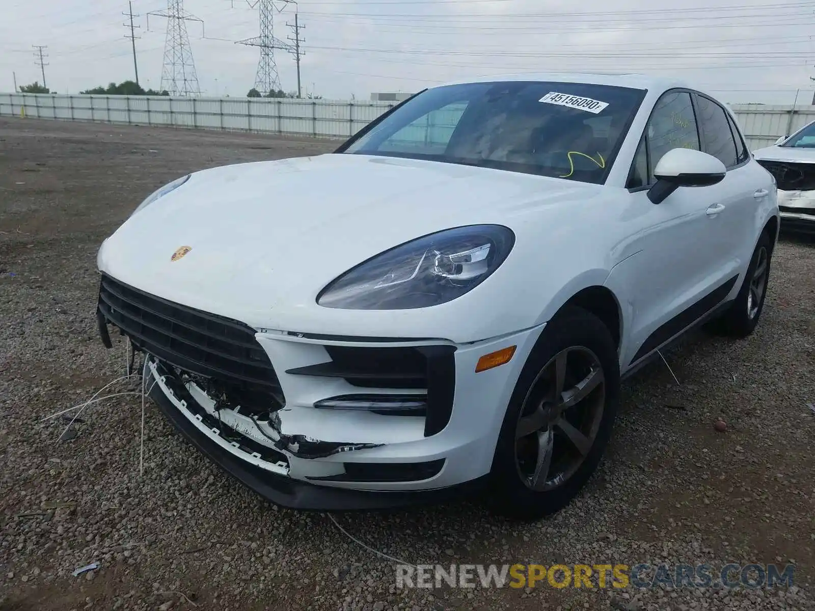 2 Photograph of a damaged car WP1AA2A52LLB07589 PORSCHE MACAN 2020