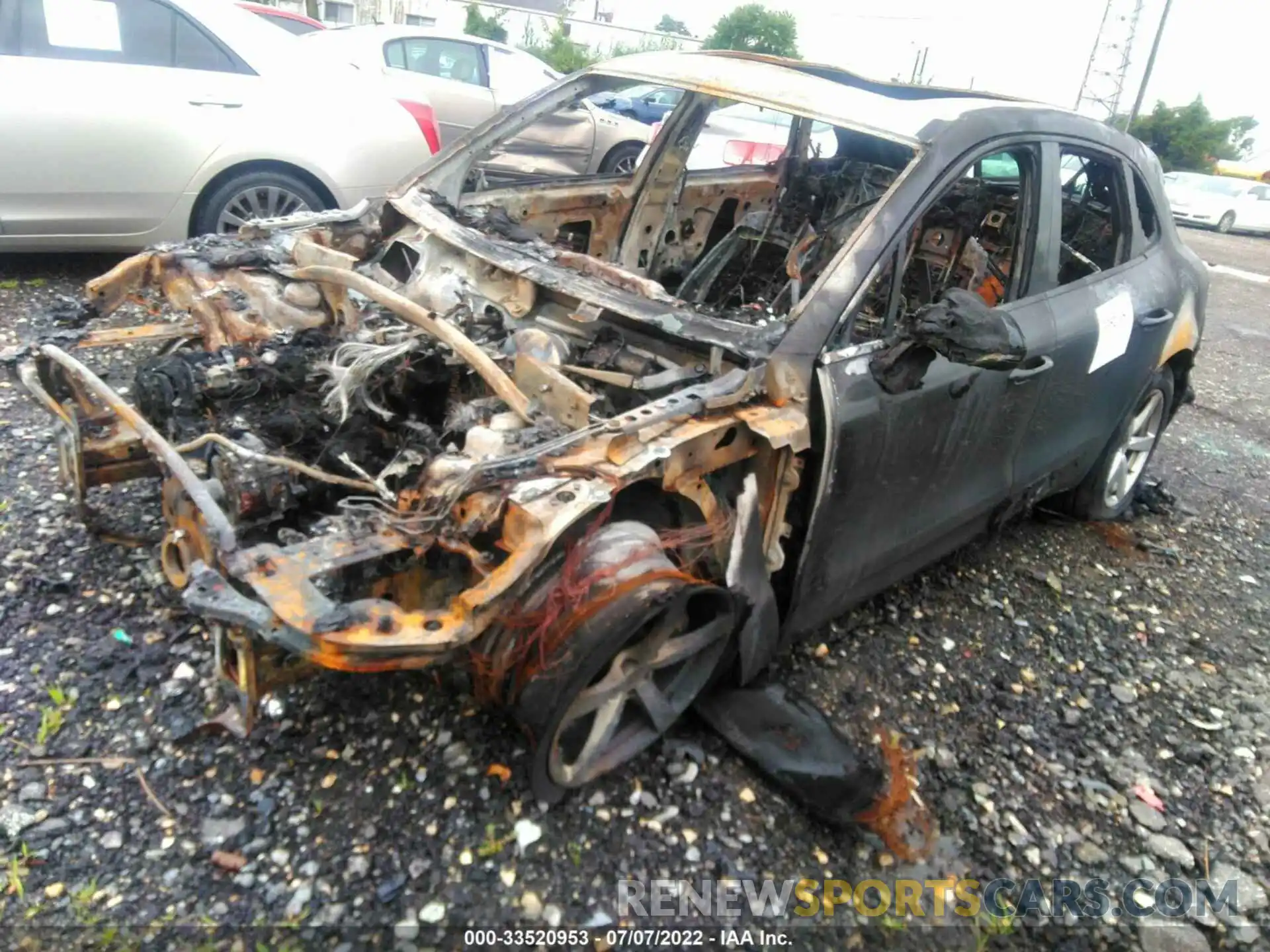 2 Photograph of a damaged car WP1AA2A52LLB07916 PORSCHE MACAN 2020