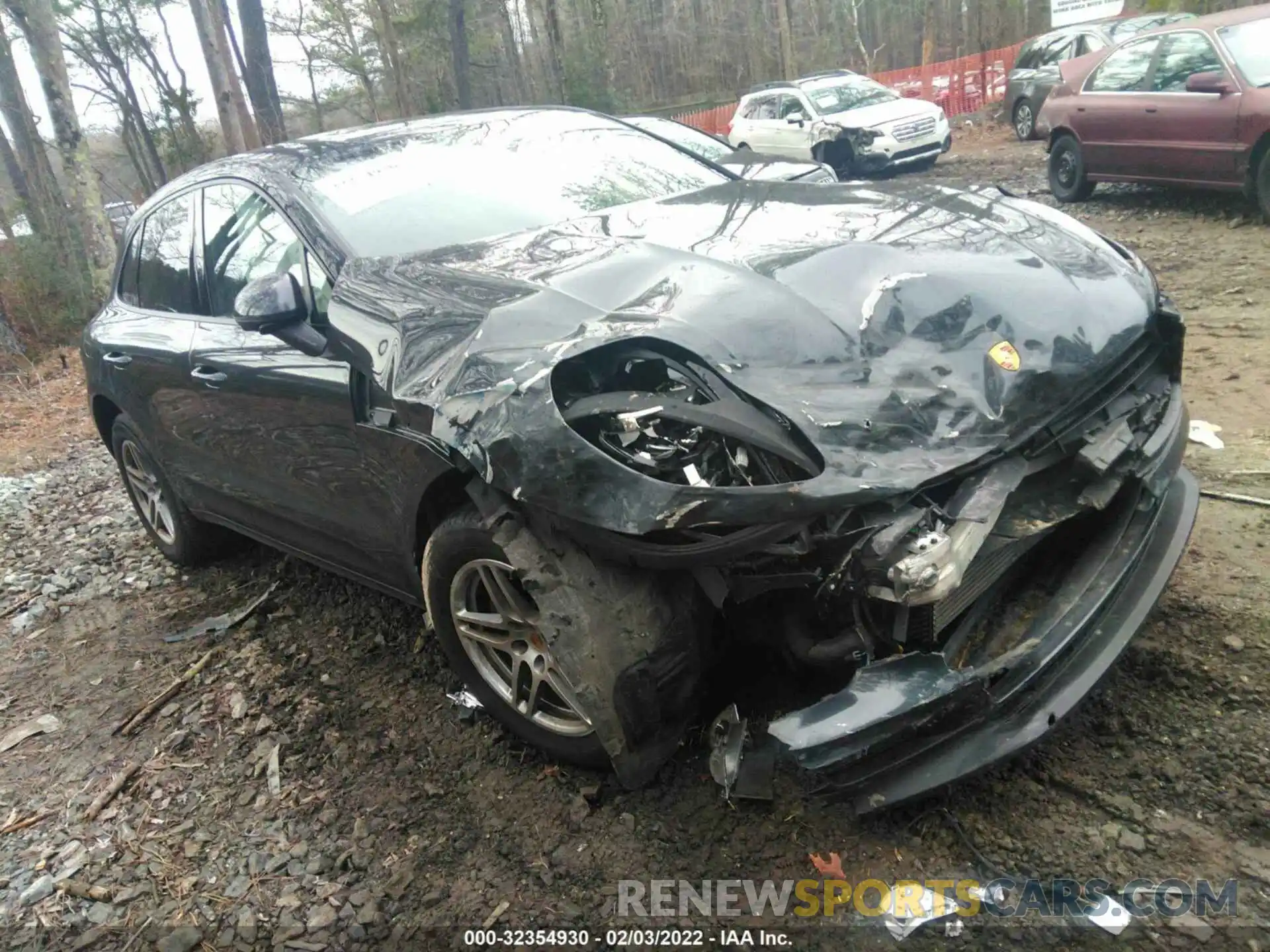 1 Photograph of a damaged car WP1AA2A52LLB09116 PORSCHE MACAN 2020