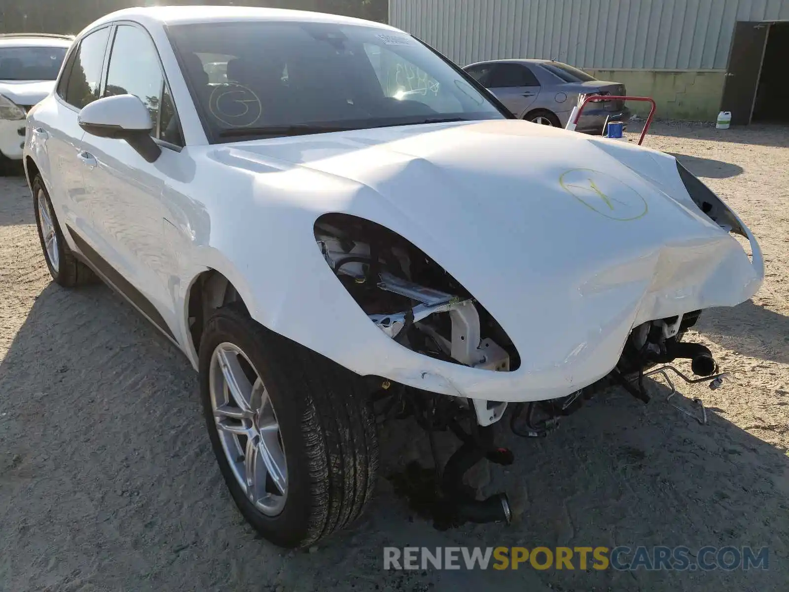 1 Photograph of a damaged car WP1AA2A52LLB10105 PORSCHE MACAN 2020