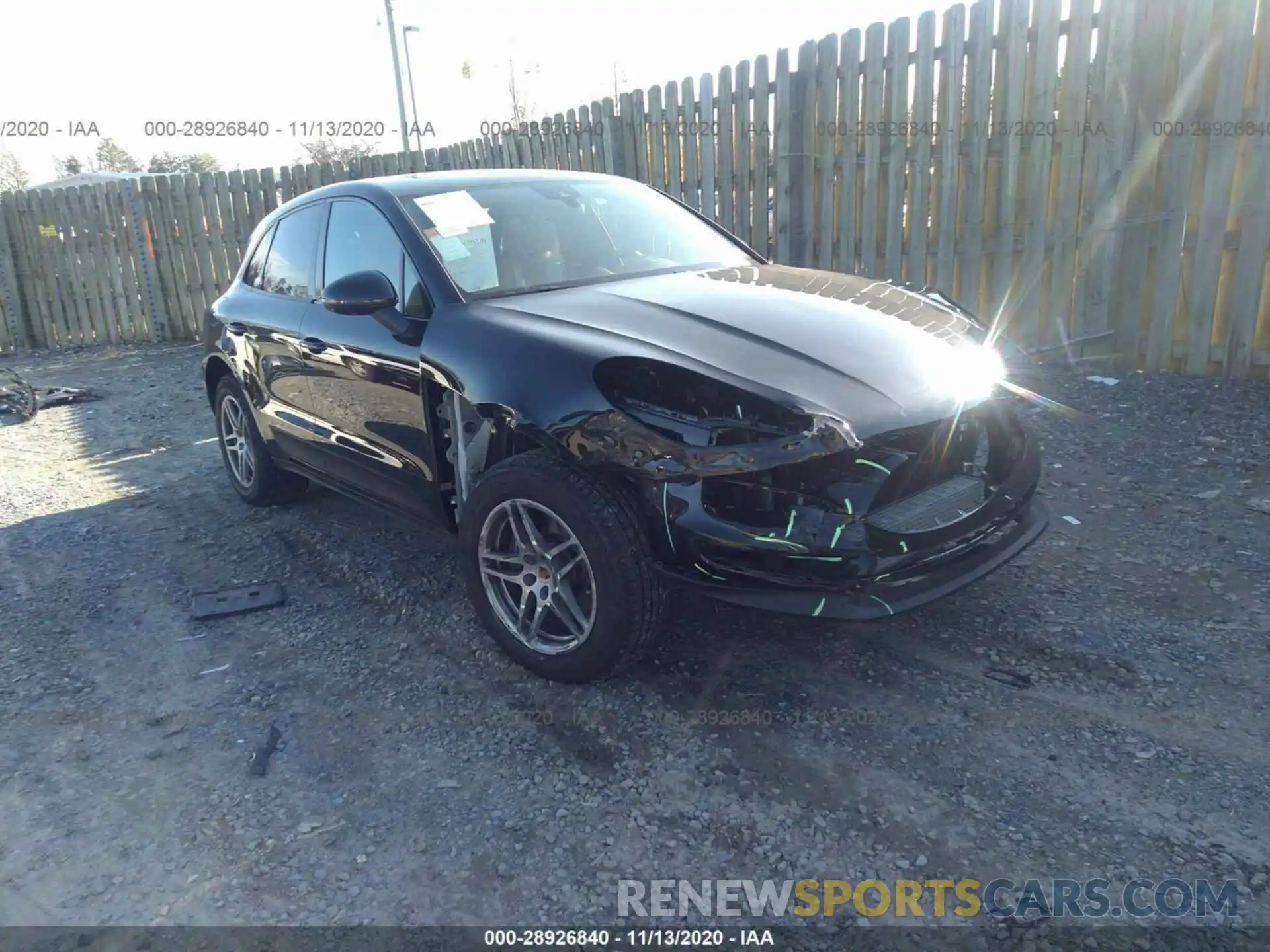 1 Photograph of a damaged car WP1AA2A52LLB13232 PORSCHE MACAN 2020