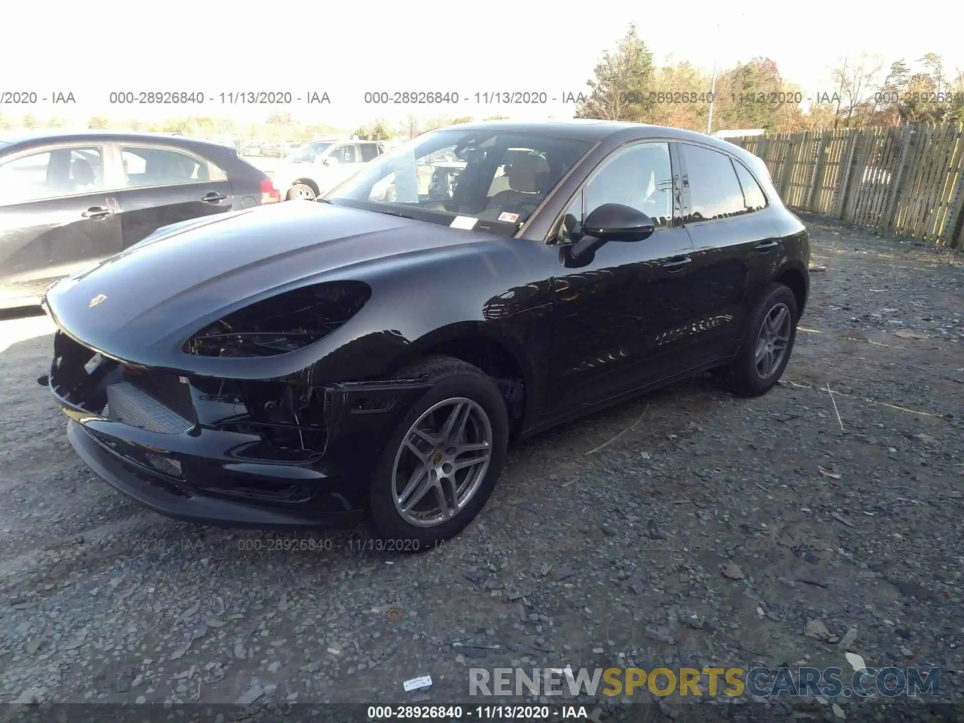 2 Photograph of a damaged car WP1AA2A52LLB13232 PORSCHE MACAN 2020