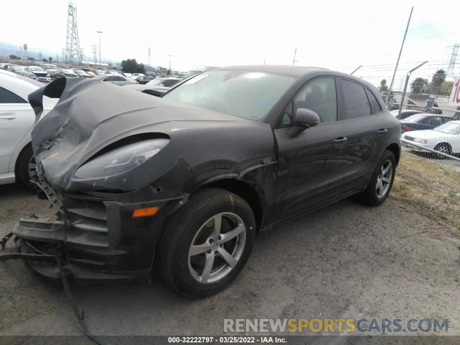 2 Photograph of a damaged car WP1AA2A52LLB13490 PORSCHE MACAN 2020