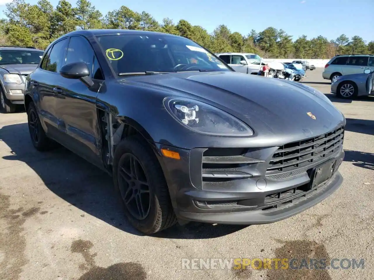 1 Photograph of a damaged car WP1AA2A53LLB00358 PORSCHE MACAN 2020