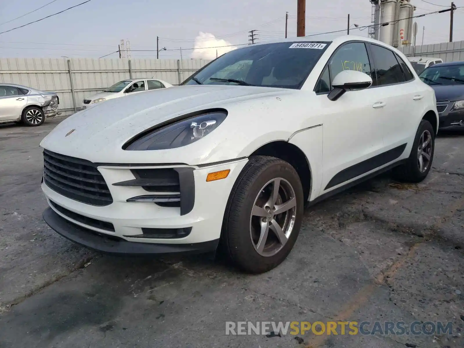 2 Photograph of a damaged car WP1AA2A53LLB00649 PORSCHE MACAN 2020