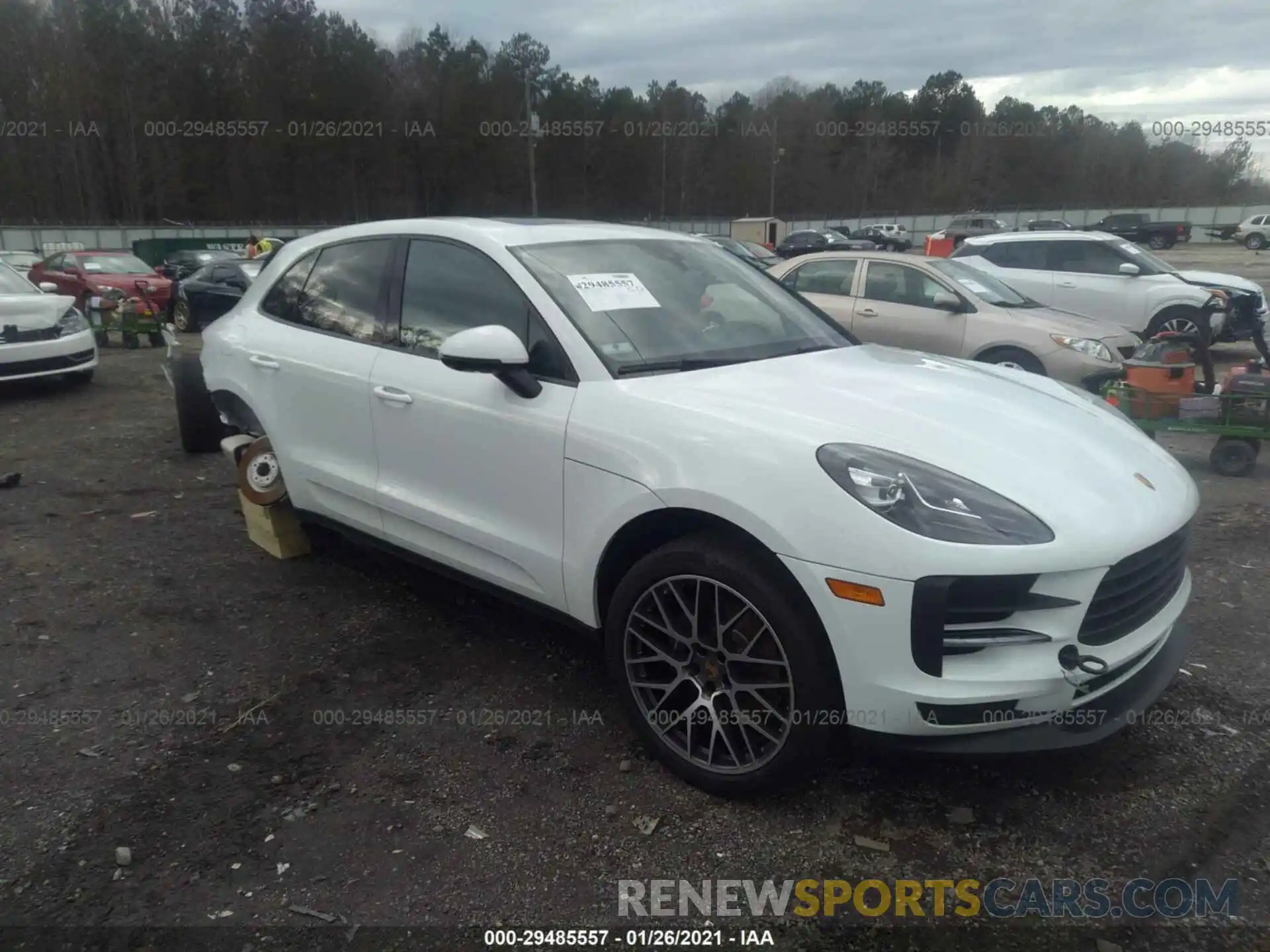 1 Photograph of a damaged car WP1AA2A53LLB03261 PORSCHE MACAN 2020