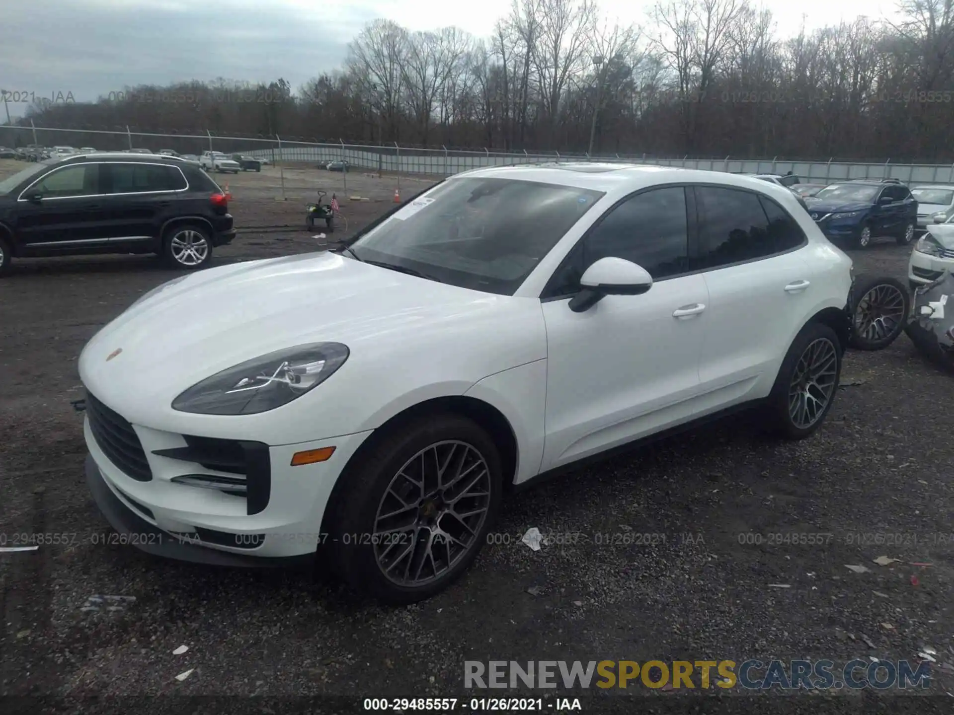 2 Photograph of a damaged car WP1AA2A53LLB03261 PORSCHE MACAN 2020