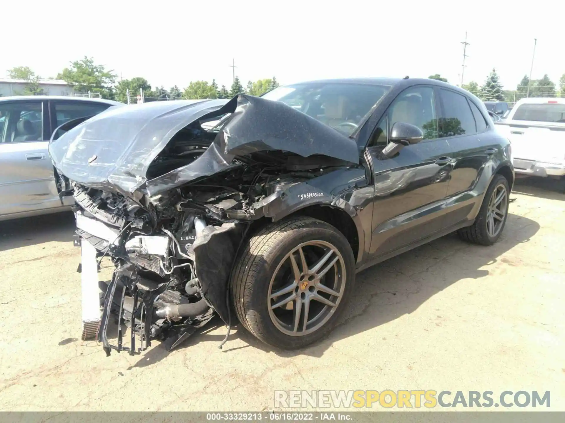 2 Photograph of a damaged car WP1AA2A53LLB11666 PORSCHE MACAN 2020