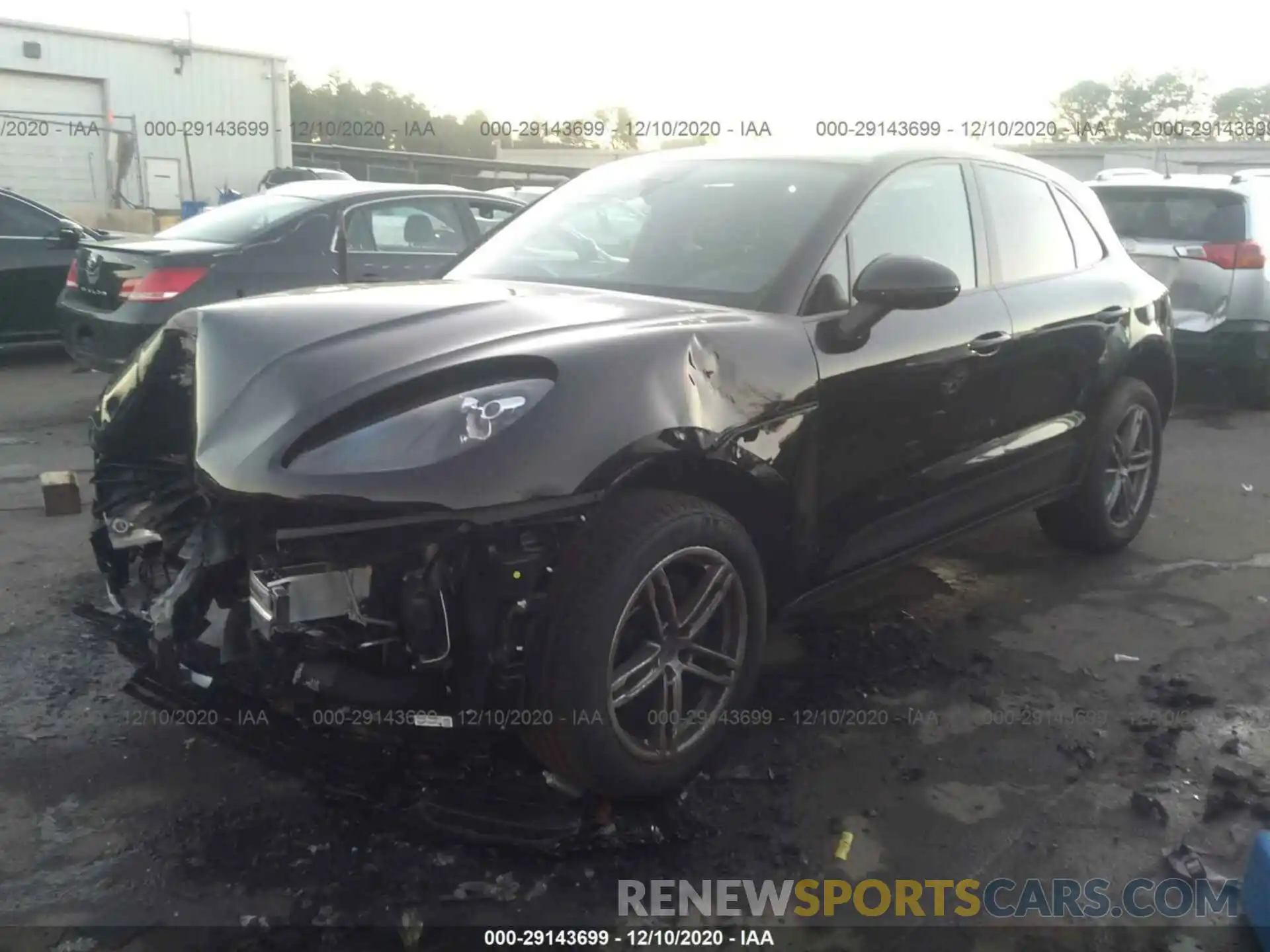 2 Photograph of a damaged car WP1AA2A53LLB14874 PORSCHE MACAN 2020