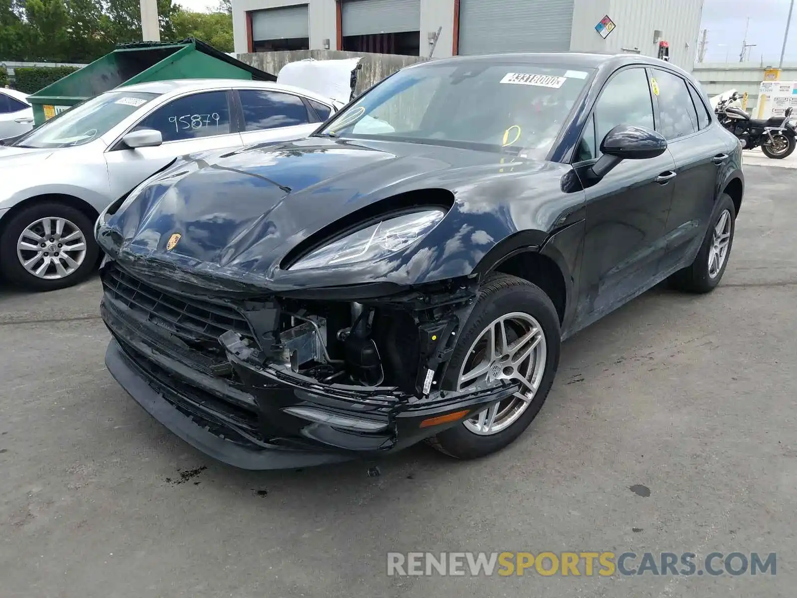 2 Photograph of a damaged car WP1AA2A54LLB03026 PORSCHE MACAN 2020