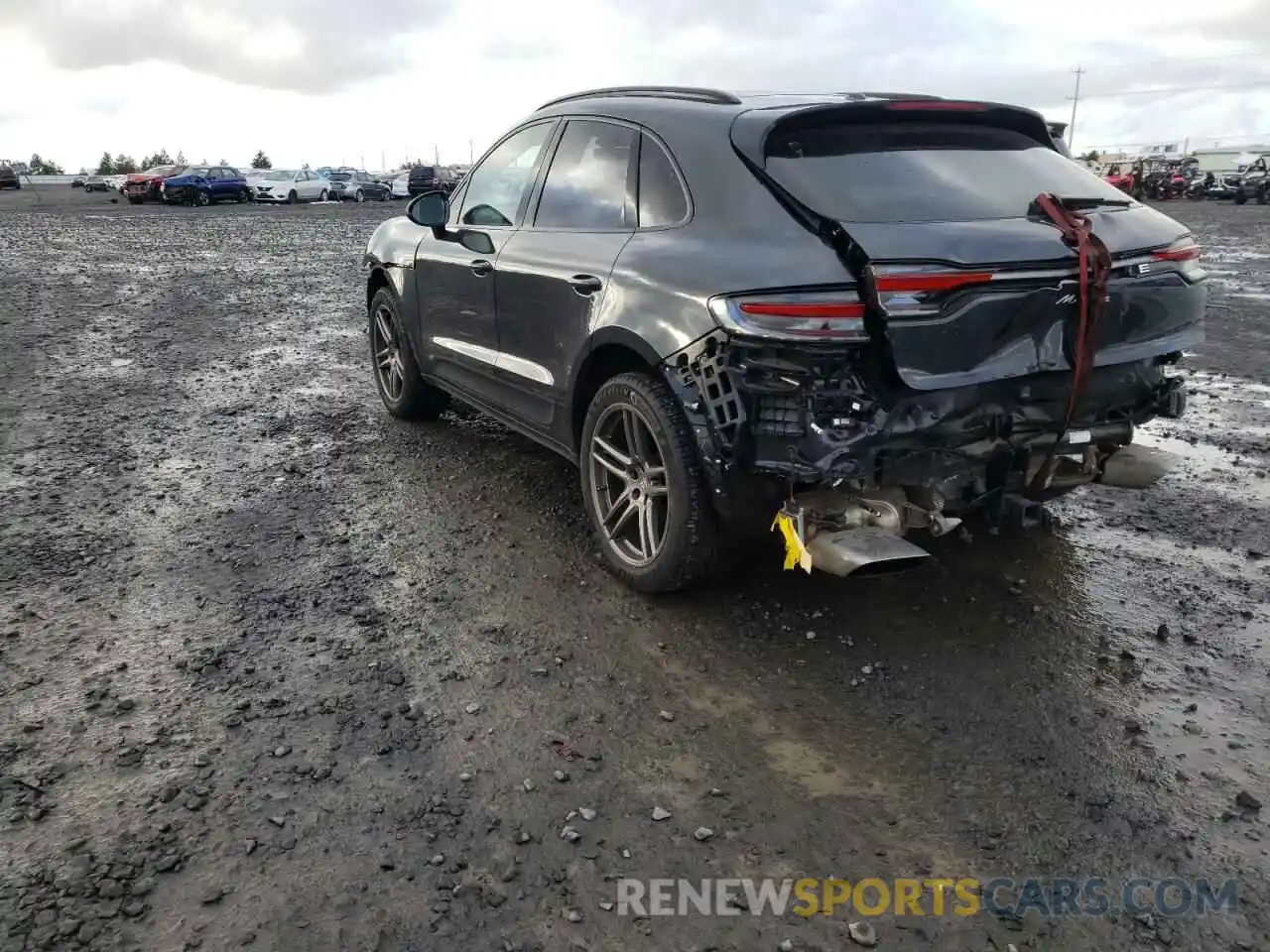 3 Photograph of a damaged car WP1AA2A54LLB03608 PORSCHE MACAN 2020