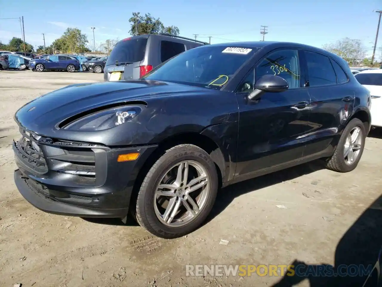 2 Photograph of a damaged car WP1AA2A54LLB03916 PORSCHE MACAN 2020