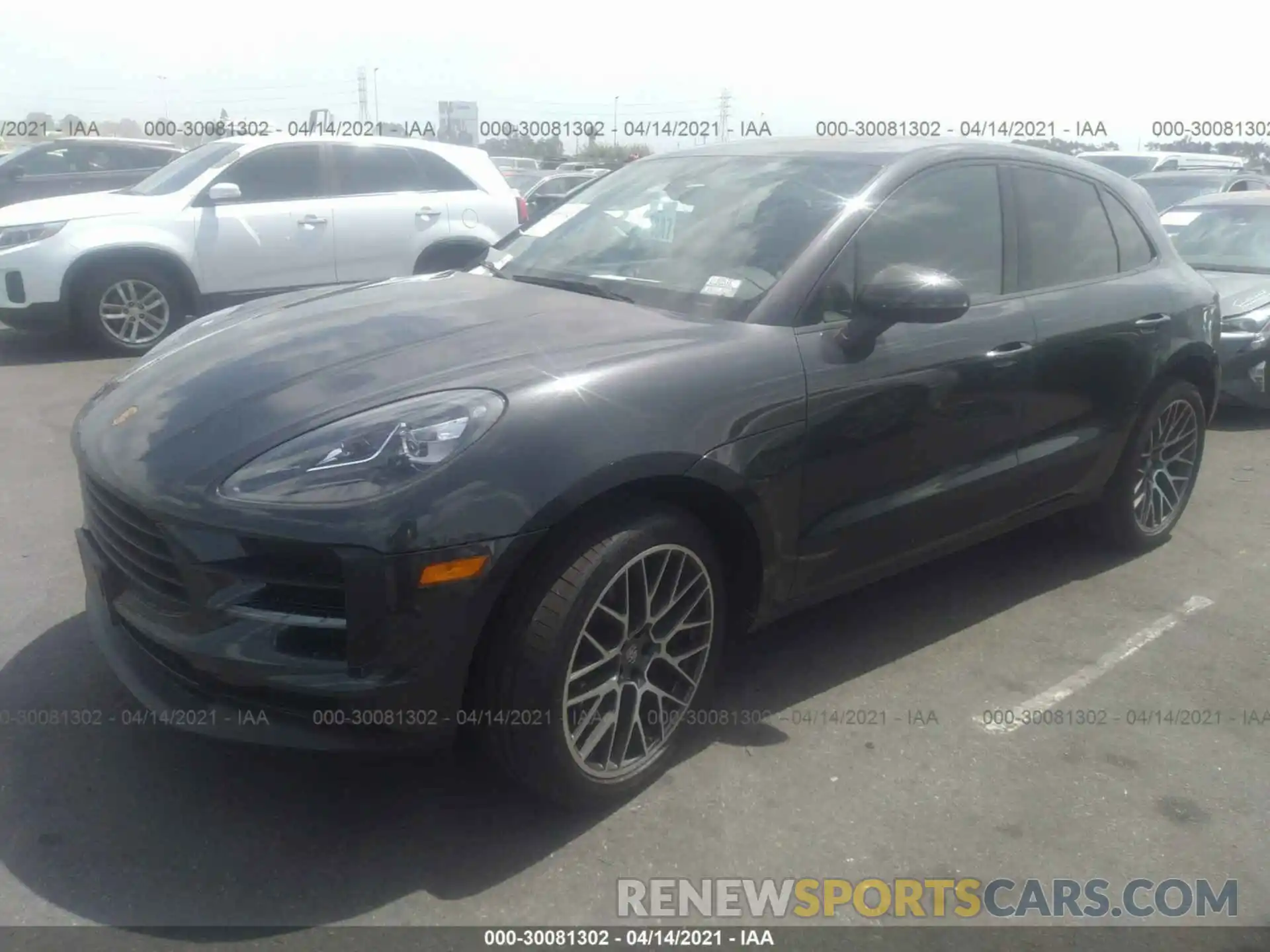 2 Photograph of a damaged car WP1AA2A54LLB05312 PORSCHE MACAN 2020