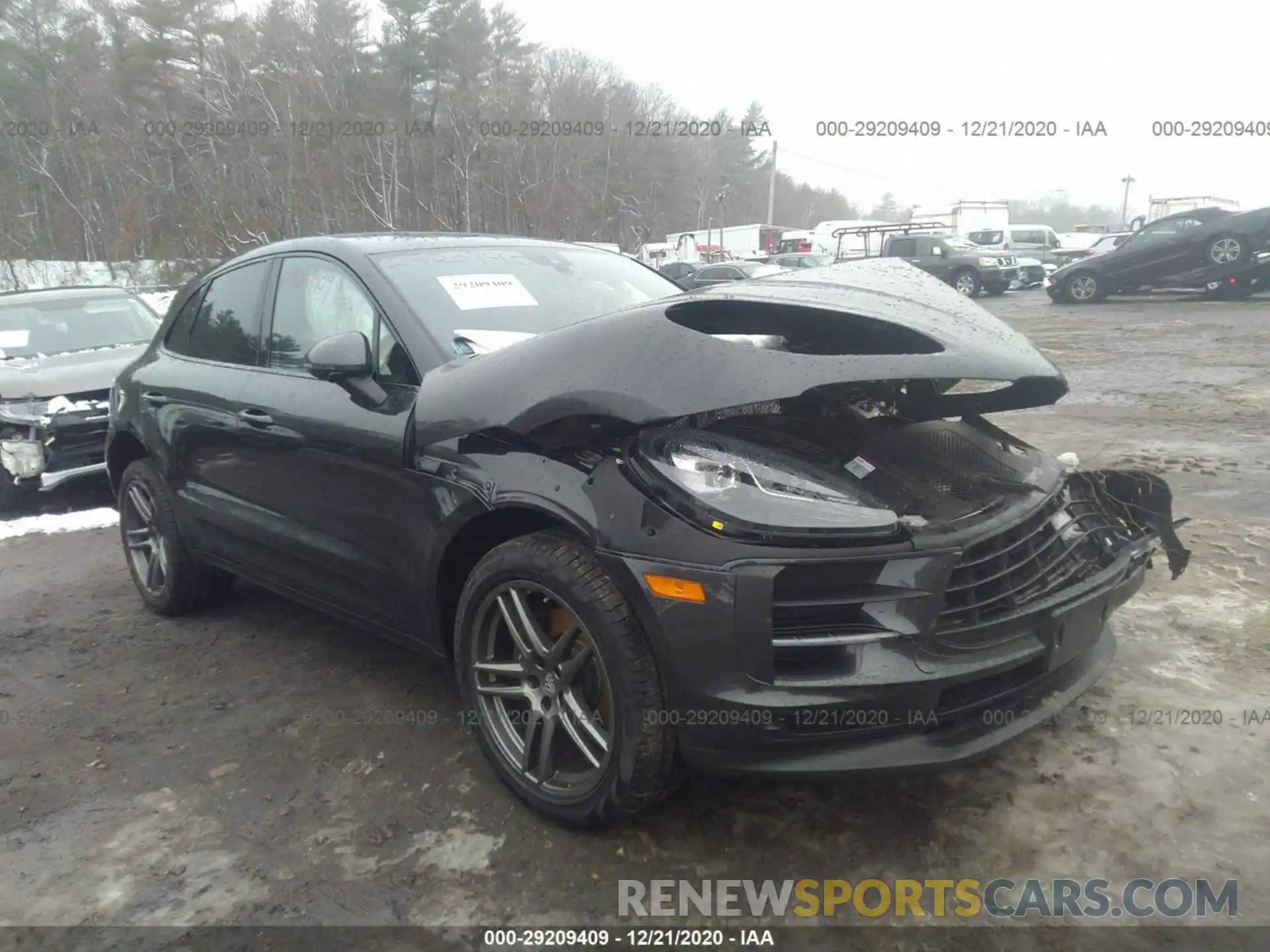 1 Photograph of a damaged car WP1AA2A54LLB07268 PORSCHE MACAN 2020