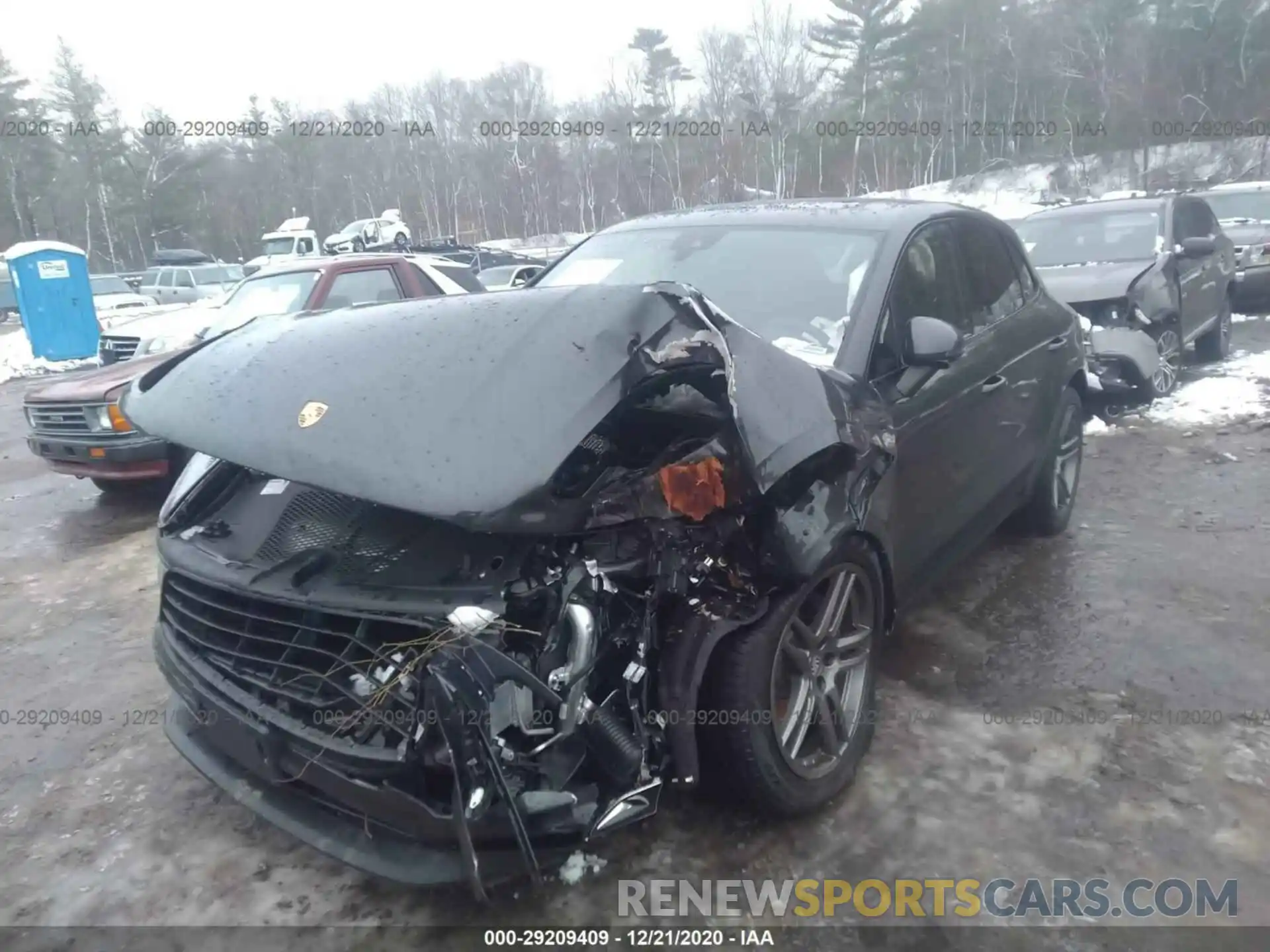 2 Photograph of a damaged car WP1AA2A54LLB07268 PORSCHE MACAN 2020