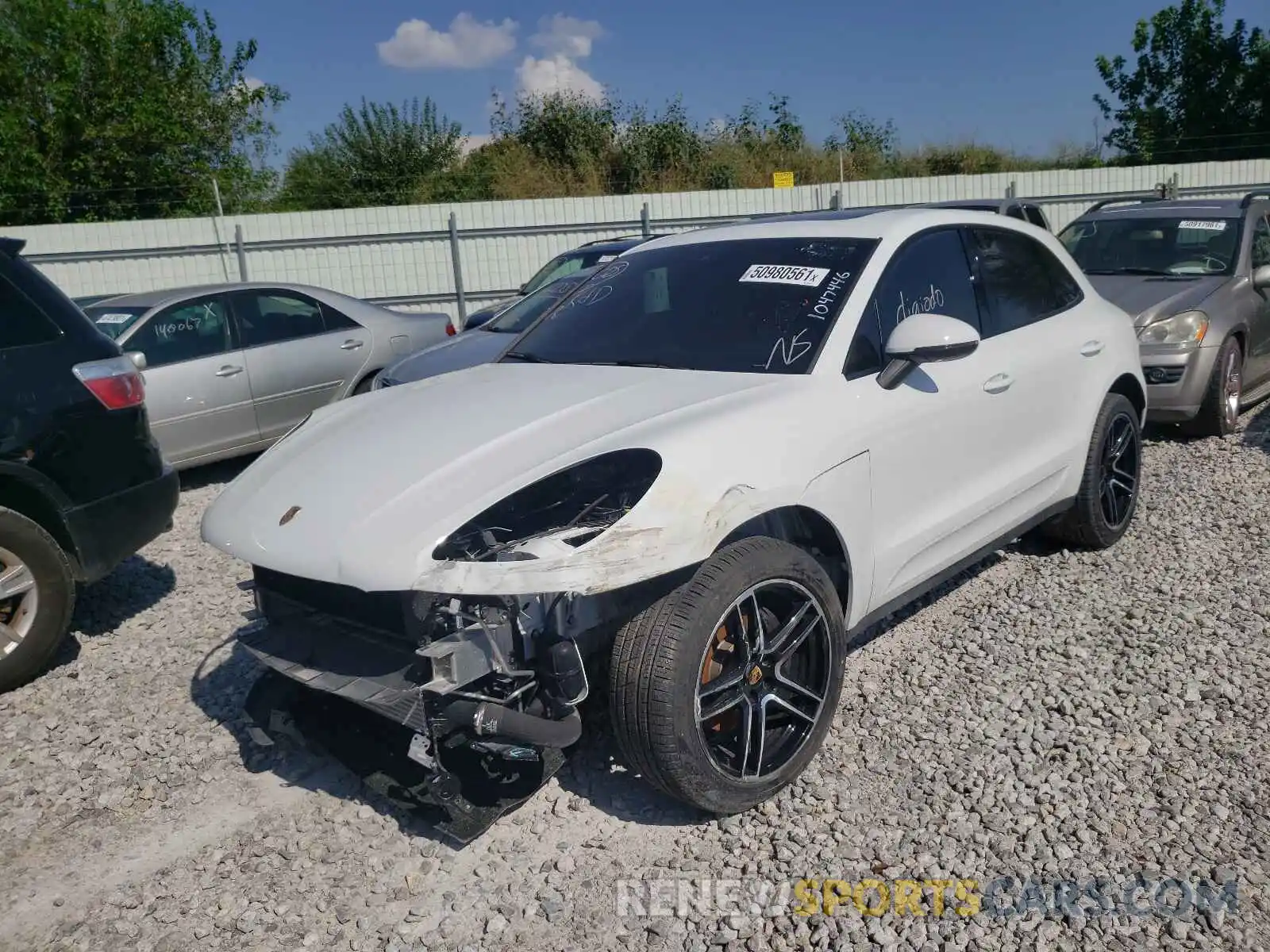 2 Photograph of a damaged car WP1AA2A54LLB09344 PORSCHE MACAN 2020