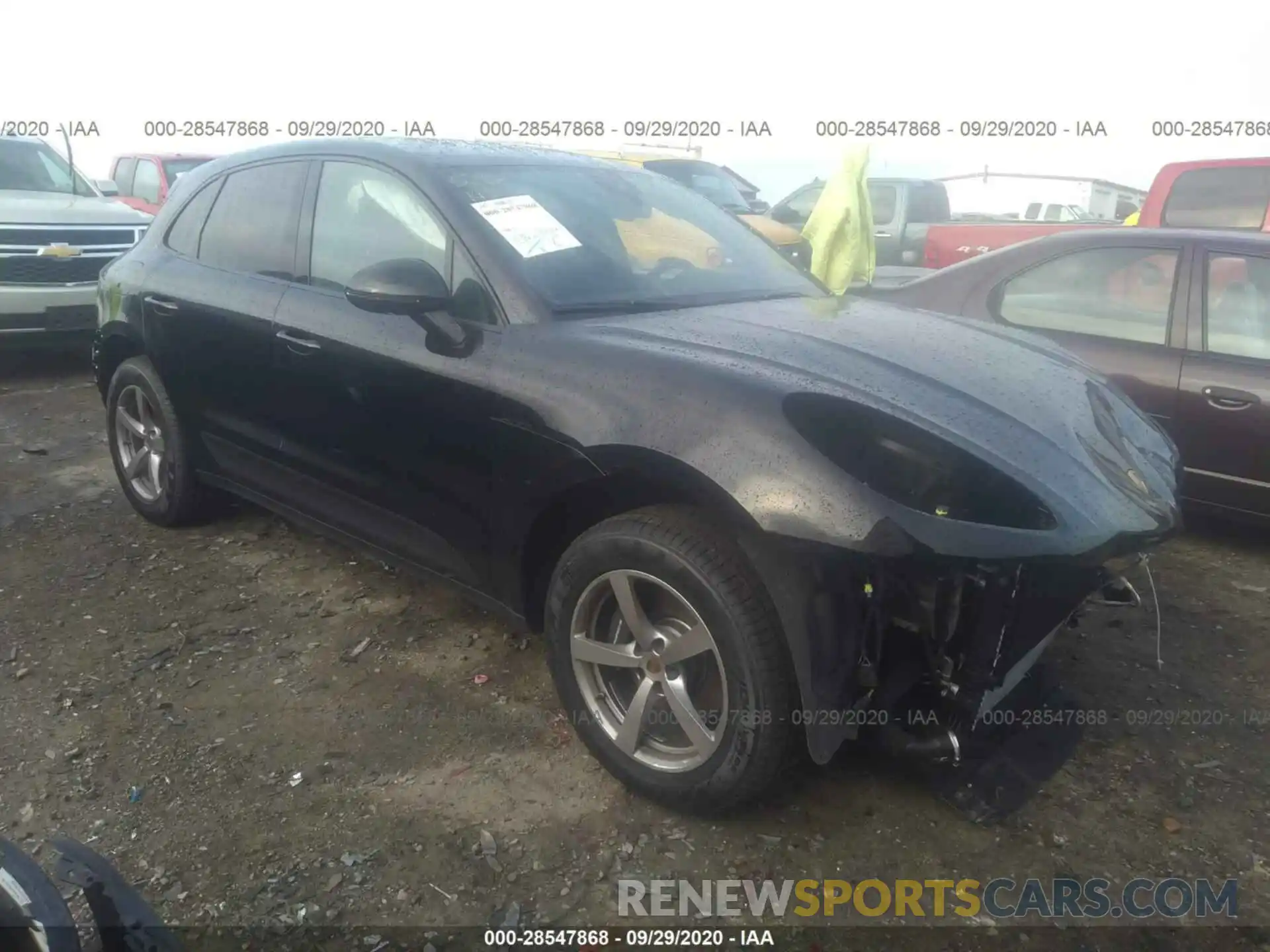 1 Фотография поврежденного автомобиля WP1AA2A54LLB09943 PORSCHE MACAN 2020