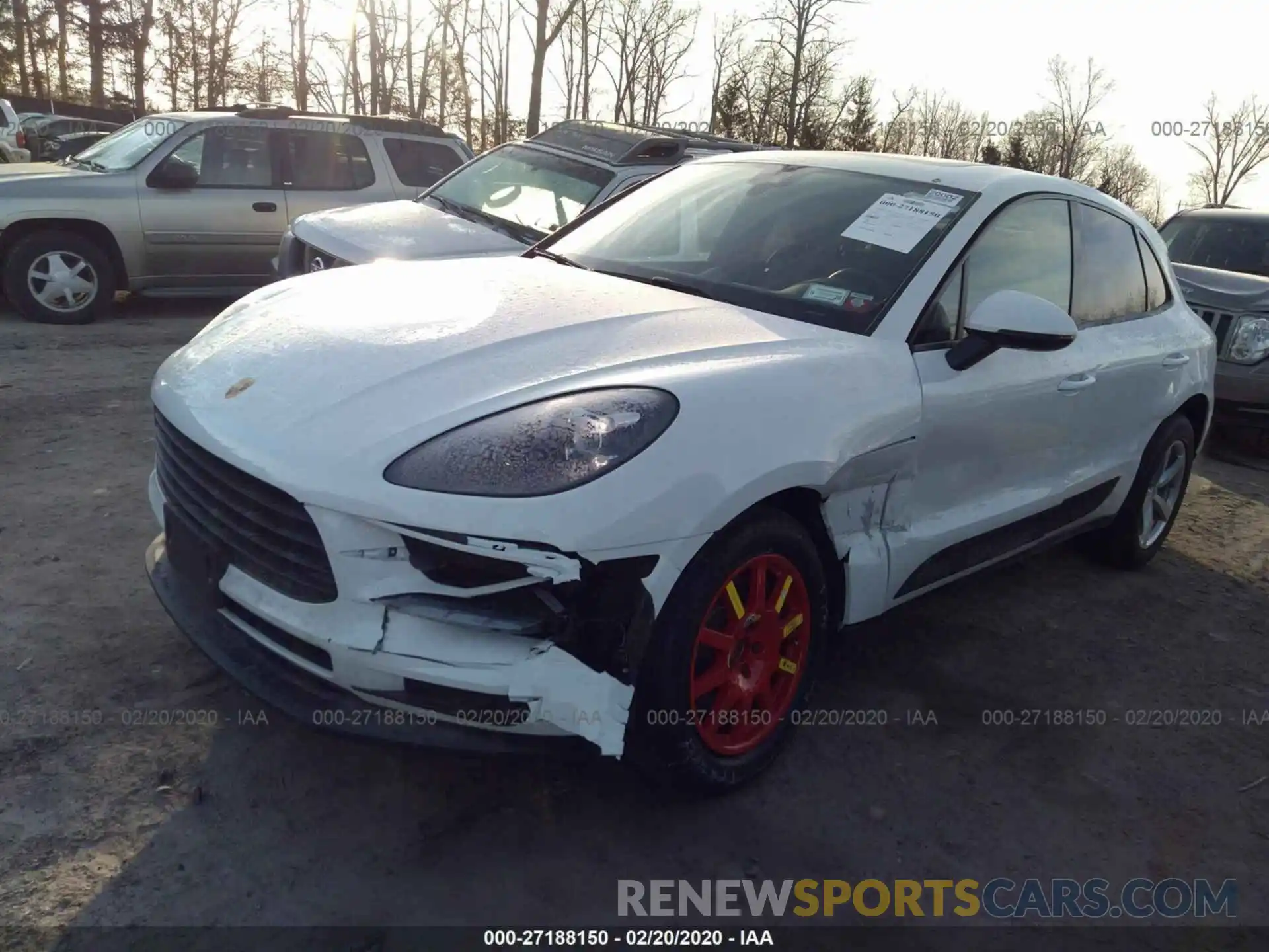 2 Photograph of a damaged car WP1AA2A55LLB01141 PORSCHE MACAN 2020