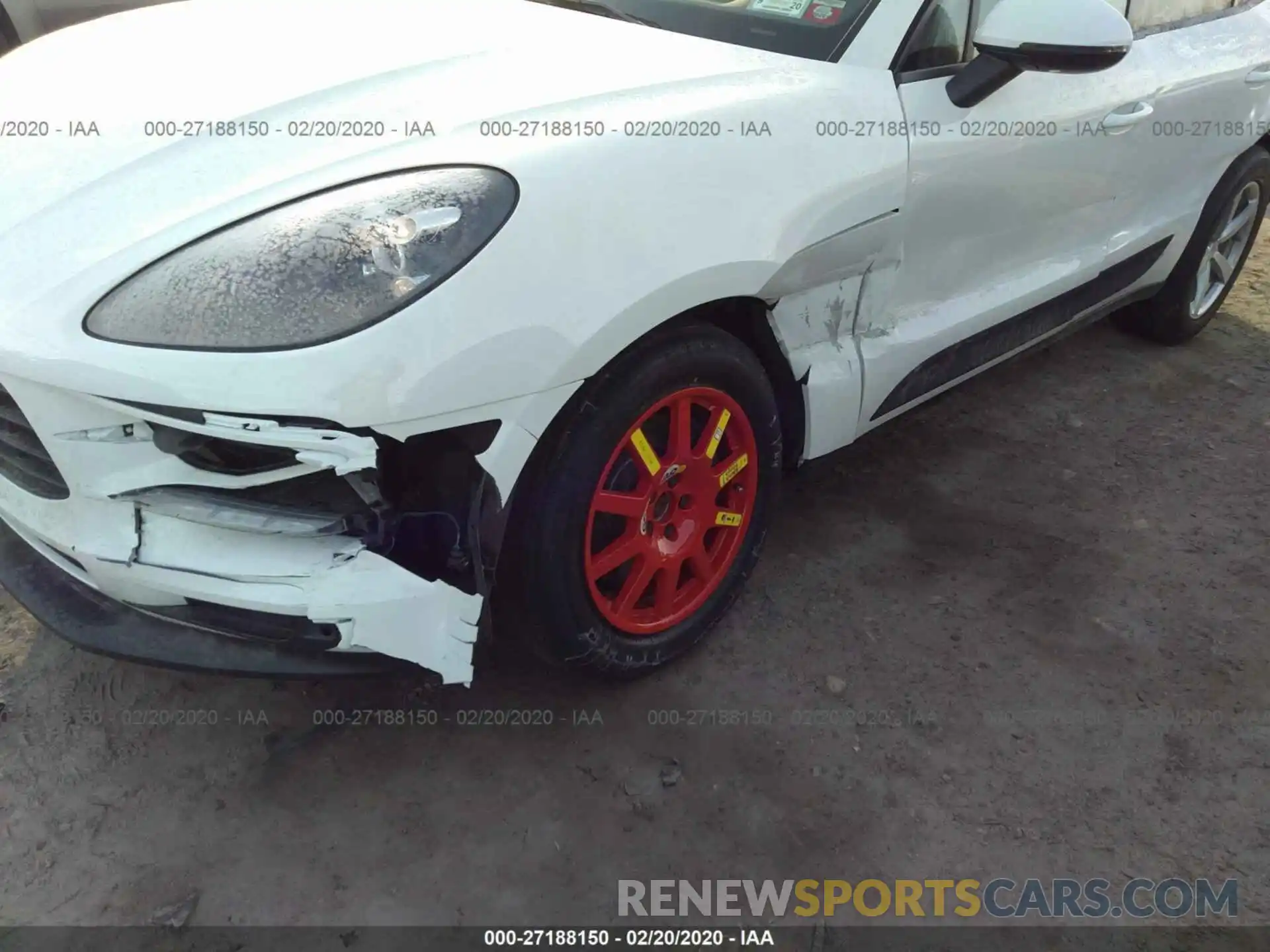 6 Photograph of a damaged car WP1AA2A55LLB01141 PORSCHE MACAN 2020