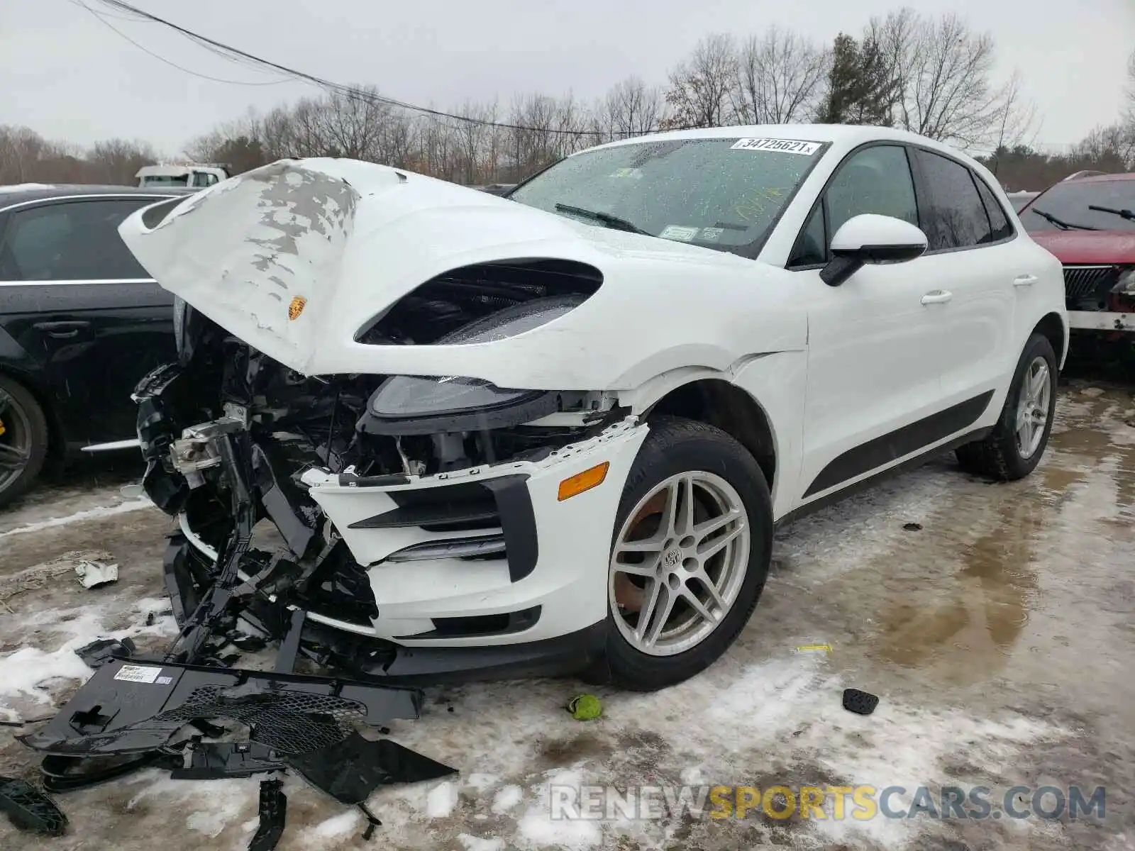 2 Photograph of a damaged car WP1AA2A55LLB03083 PORSCHE MACAN 2020