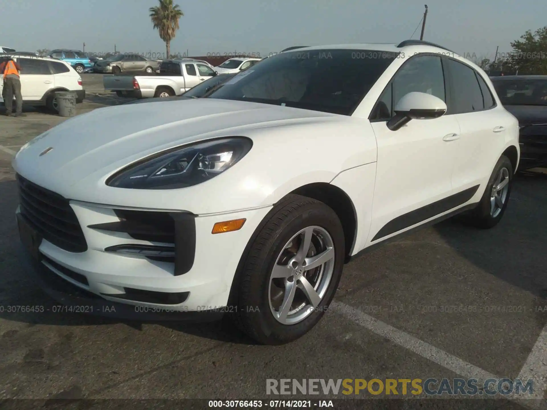 2 Photograph of a damaged car WP1AA2A55LLB08641 PORSCHE MACAN 2020