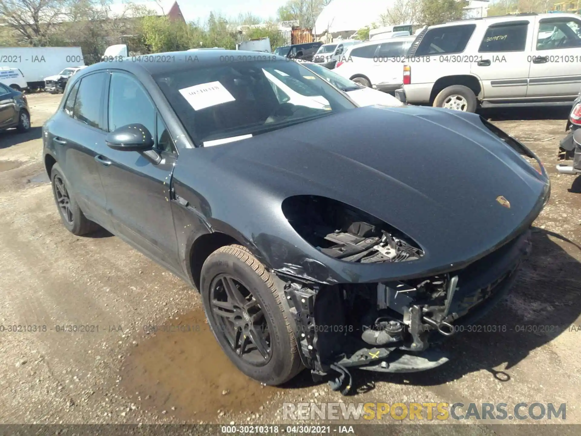 1 Photograph of a damaged car WP1AA2A55LLB08686 PORSCHE MACAN 2020