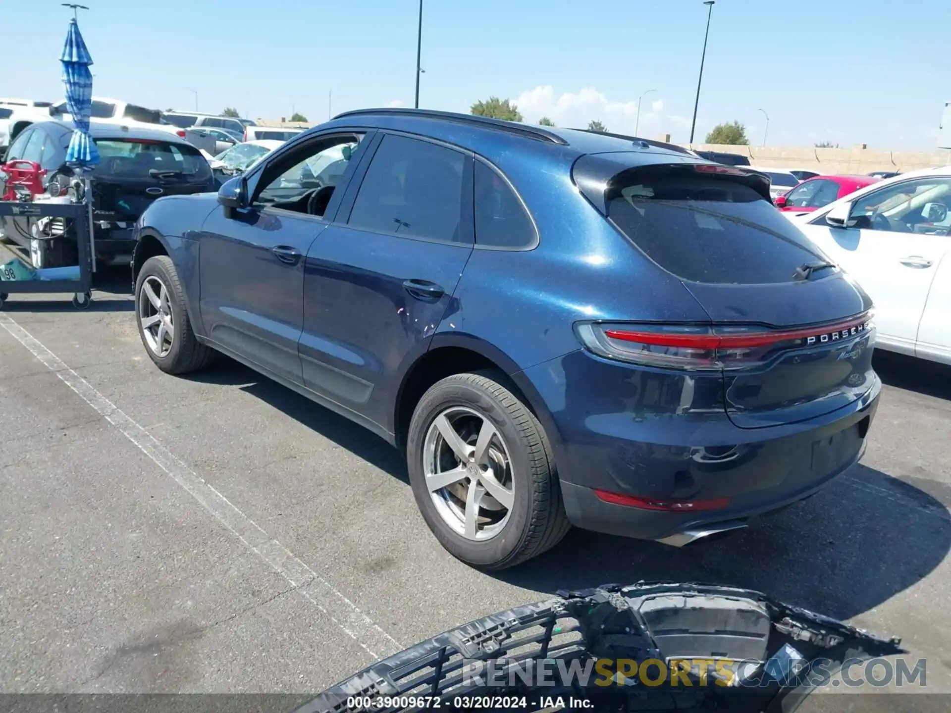 3 Photograph of a damaged car WP1AA2A55LLB09630 PORSCHE MACAN 2020