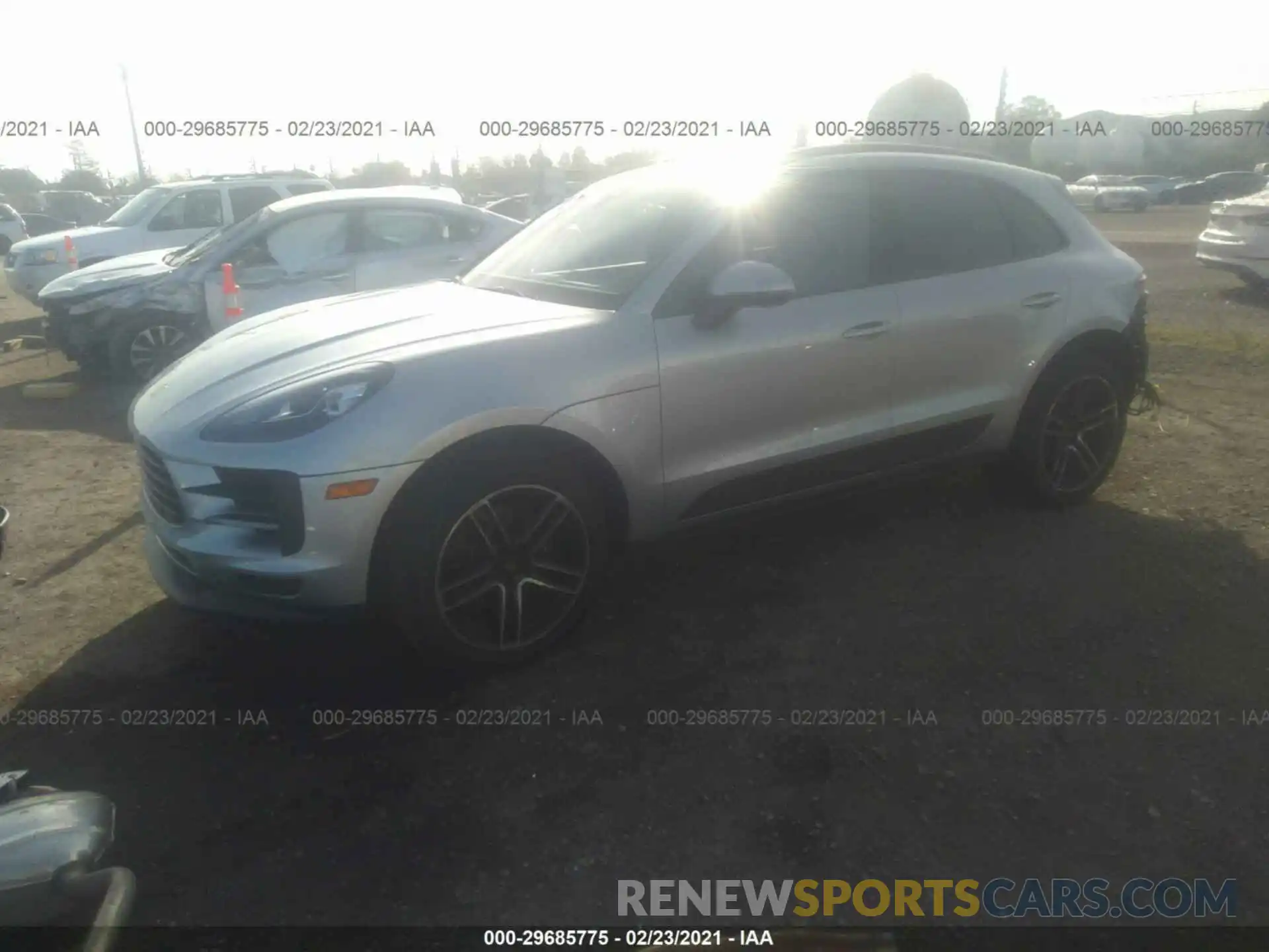 2 Photograph of a damaged car WP1AA2A55LLB09661 PORSCHE MACAN 2020