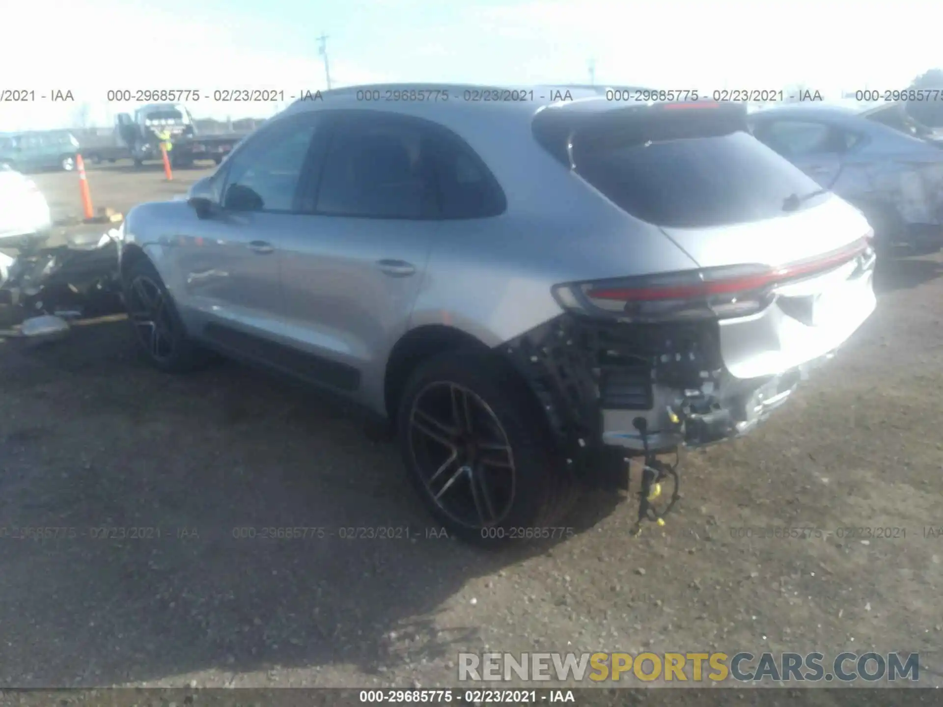 3 Photograph of a damaged car WP1AA2A55LLB09661 PORSCHE MACAN 2020