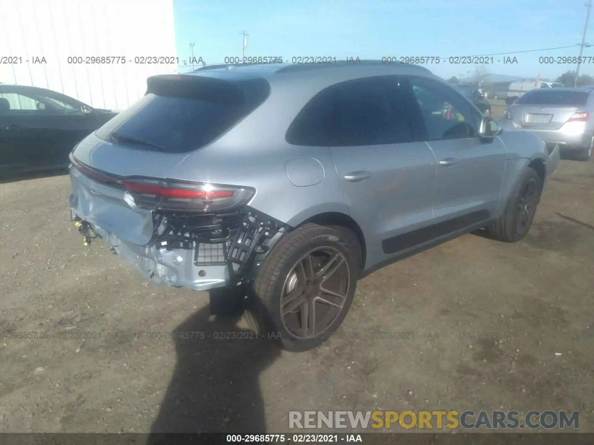 4 Photograph of a damaged car WP1AA2A55LLB09661 PORSCHE MACAN 2020