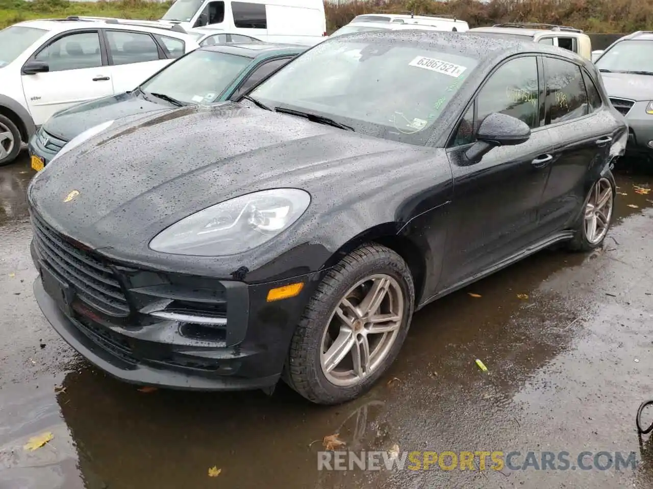 2 Photograph of a damaged car WP1AA2A55LLB10485 PORSCHE MACAN 2020