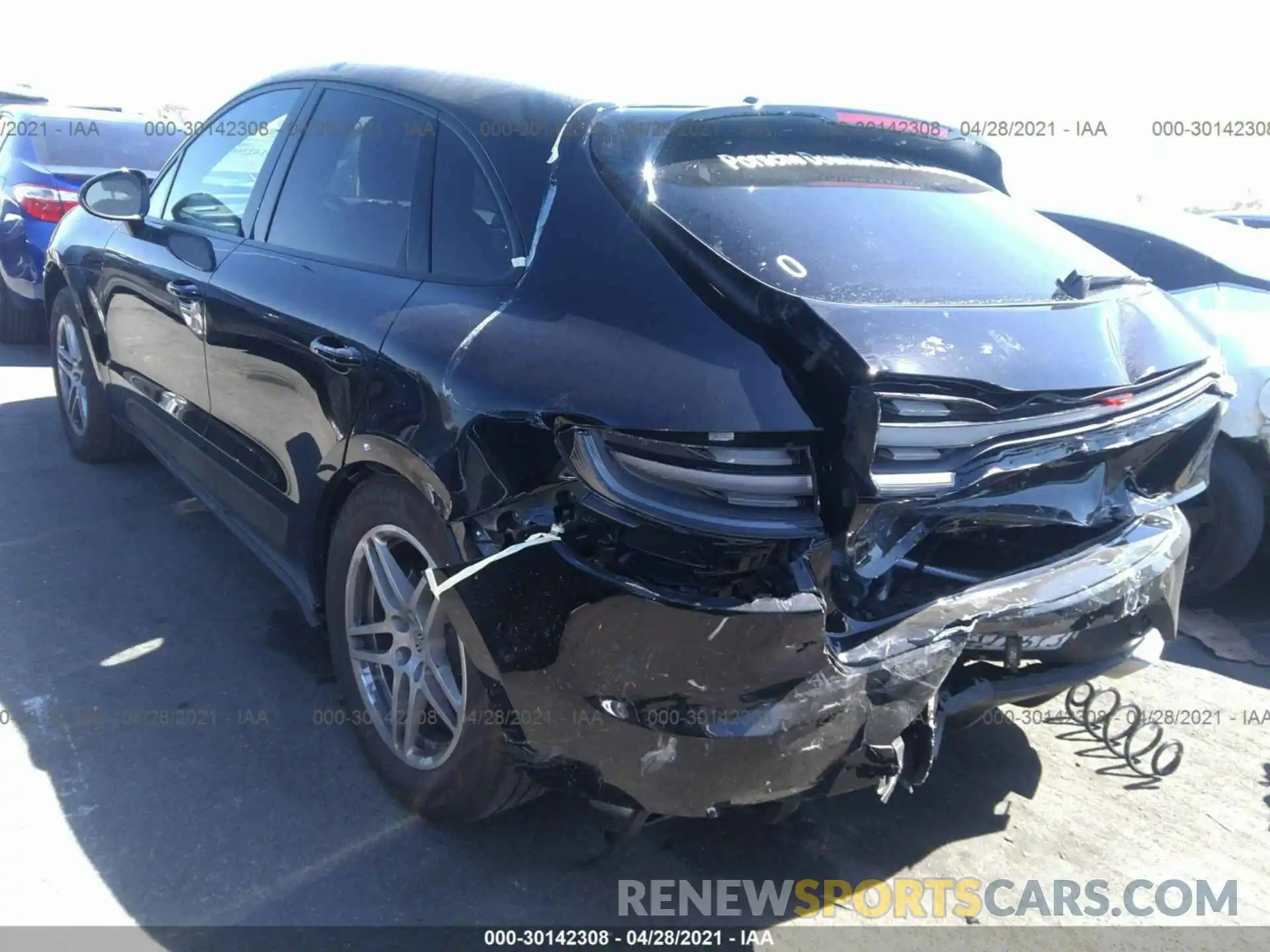 3 Photograph of a damaged car WP1AA2A55LLB10583 PORSCHE MACAN 2020