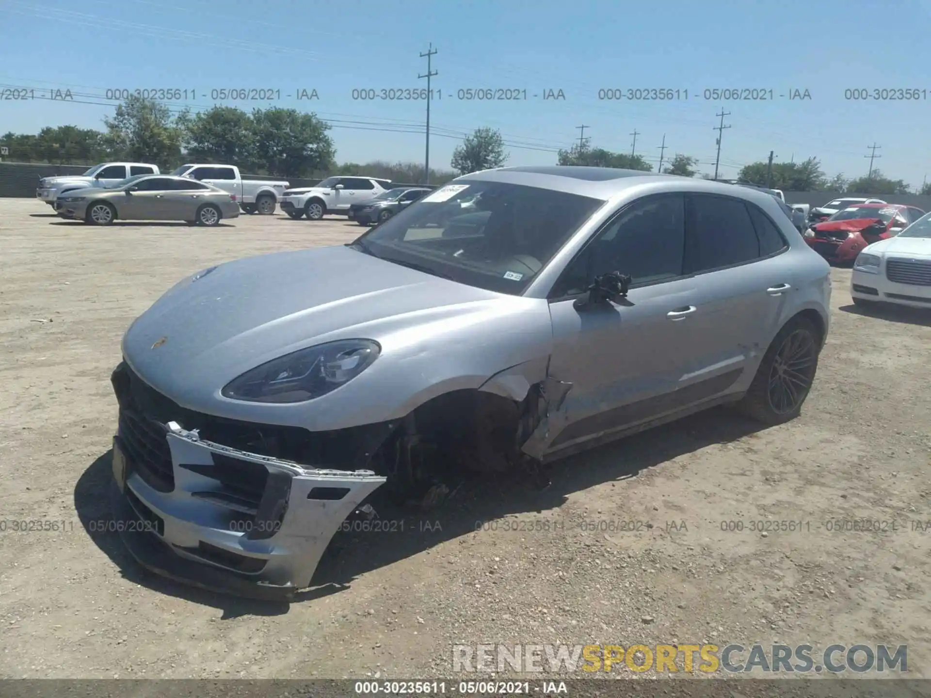 2 Photograph of a damaged car WP1AA2A55LLB11877 PORSCHE MACAN 2020