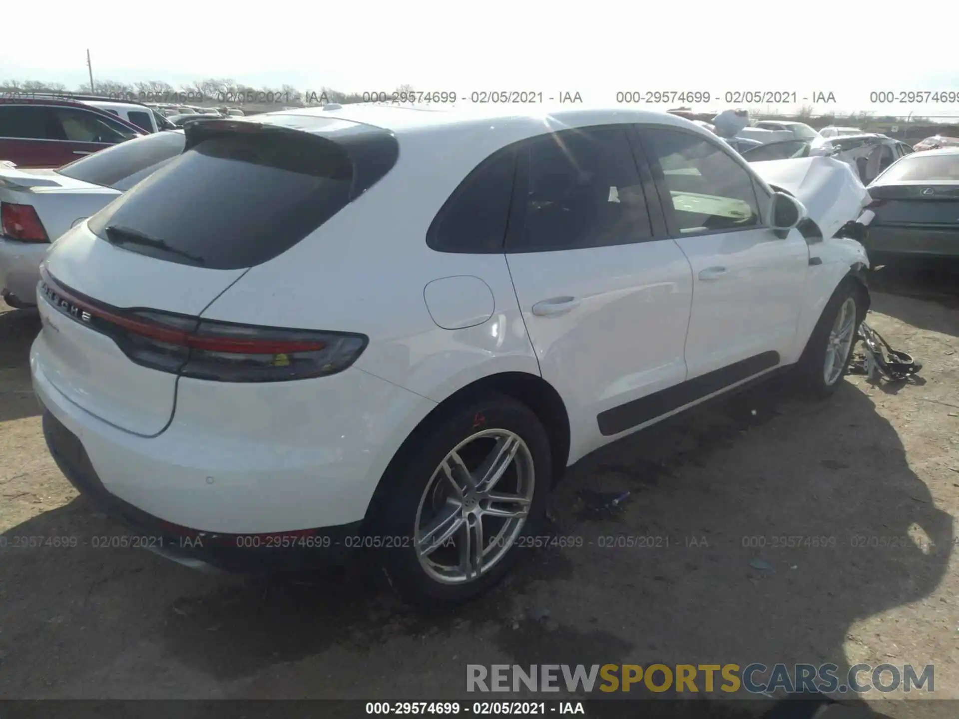 4 Фотография поврежденного автомобиля WP1AA2A55LLB13242 PORSCHE MACAN 2020