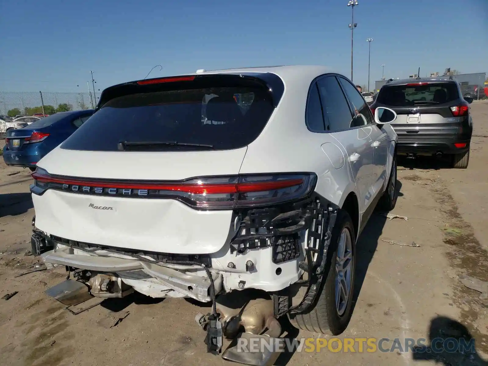 4 Photograph of a damaged car WP1AA2A56LLB01049 PORSCHE MACAN 2020