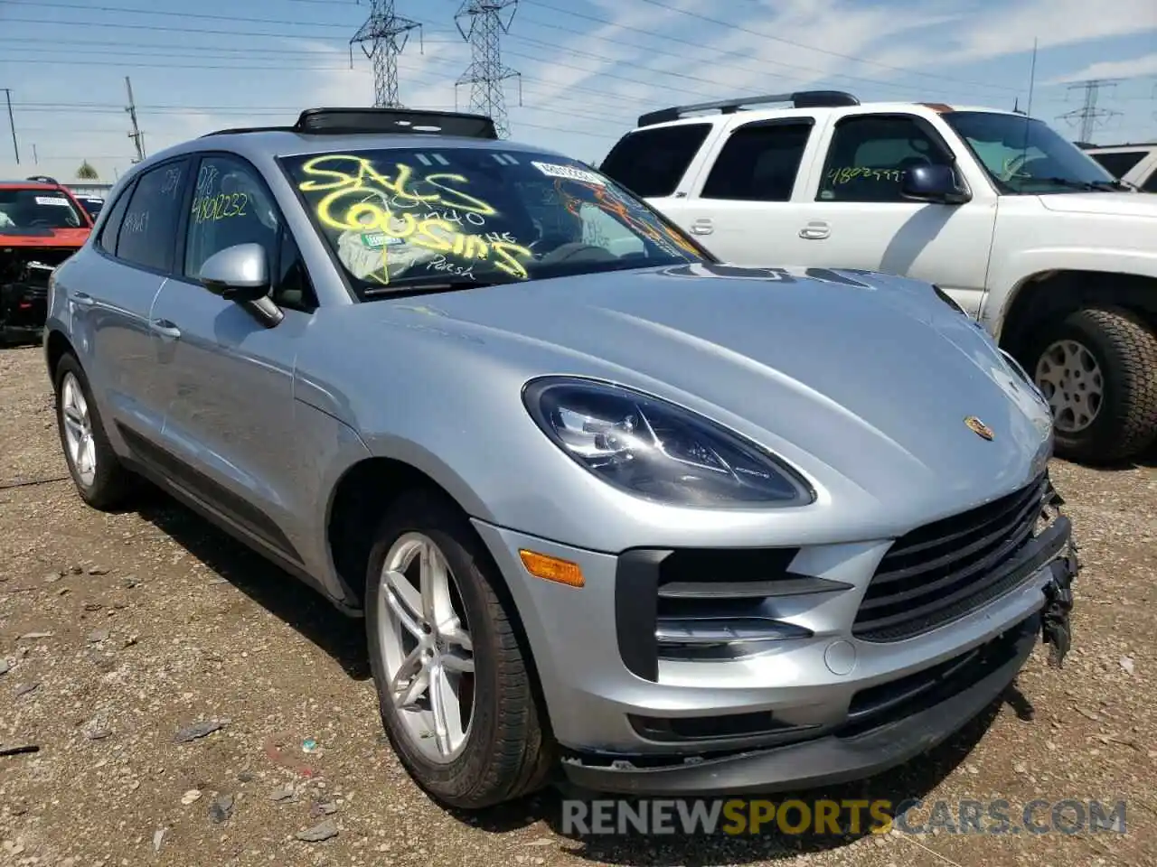 1 Photograph of a damaged car WP1AA2A56LLB01343 PORSCHE MACAN 2020