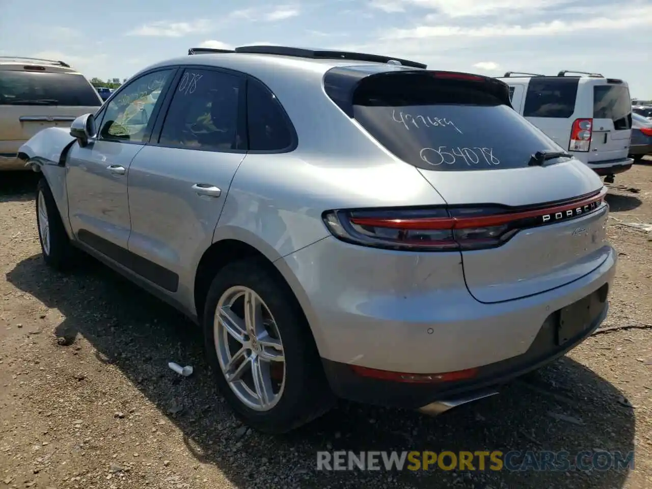 3 Photograph of a damaged car WP1AA2A56LLB01343 PORSCHE MACAN 2020