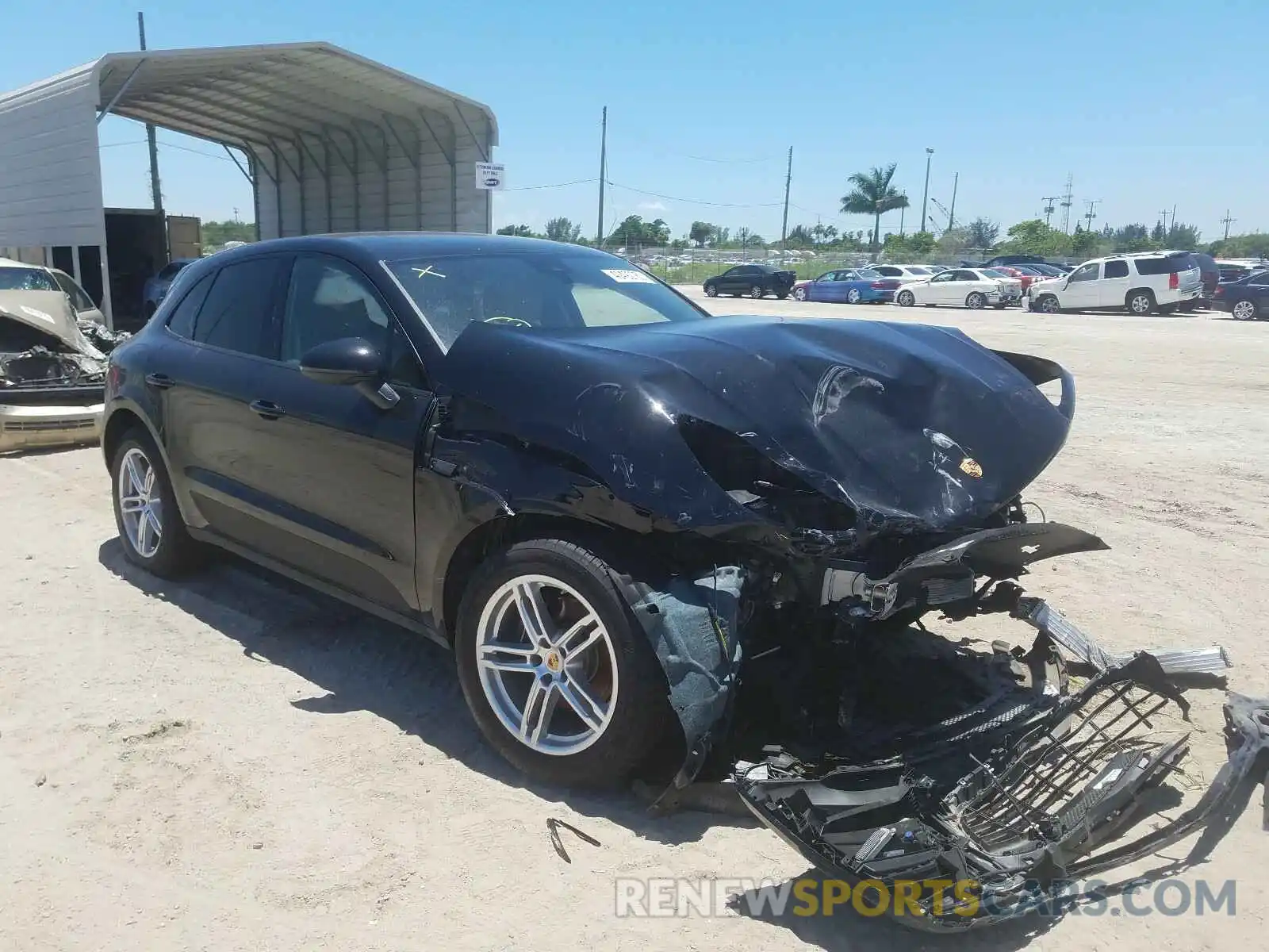 1 Photograph of a damaged car WP1AA2A56LLB05568 PORSCHE MACAN 2020