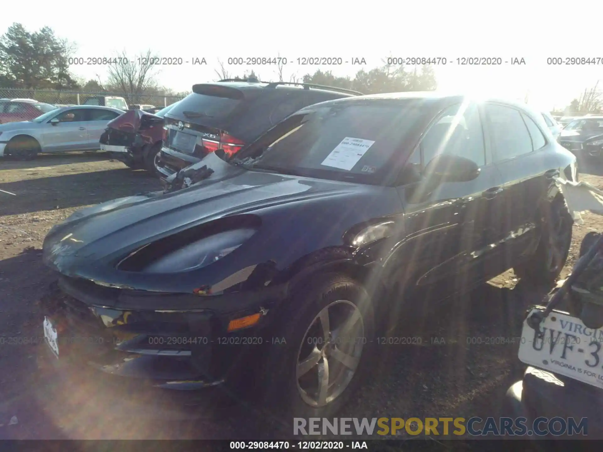 2 Photograph of a damaged car WP1AA2A56LLB06333 PORSCHE MACAN 2020