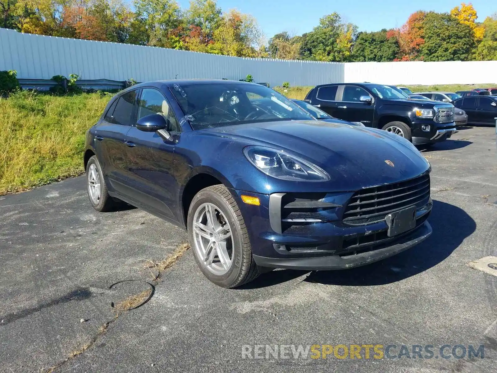 1 Photograph of a damaged car WP1AA2A56LLB08924 PORSCHE MACAN 2020