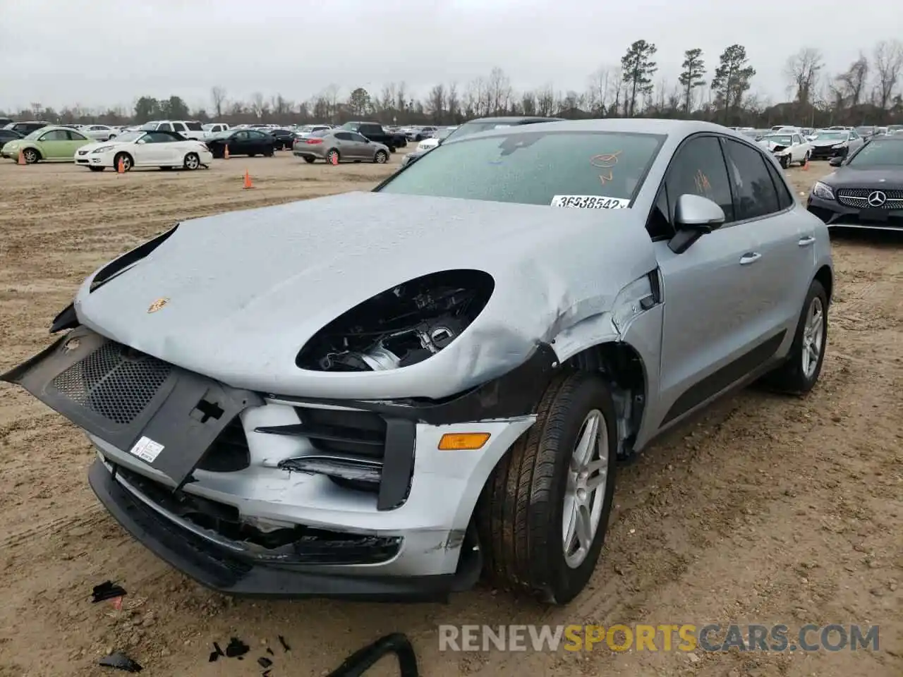 2 Photograph of a damaged car WP1AA2A56LLB10141 PORSCHE MACAN 2020