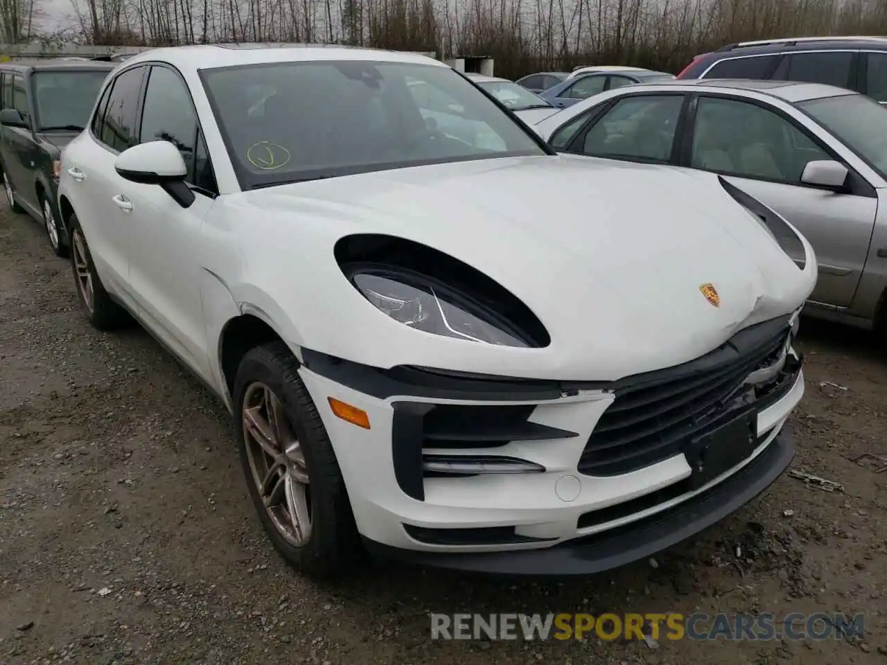 1 Photograph of a damaged car WP1AA2A56LLB12553 PORSCHE MACAN 2020