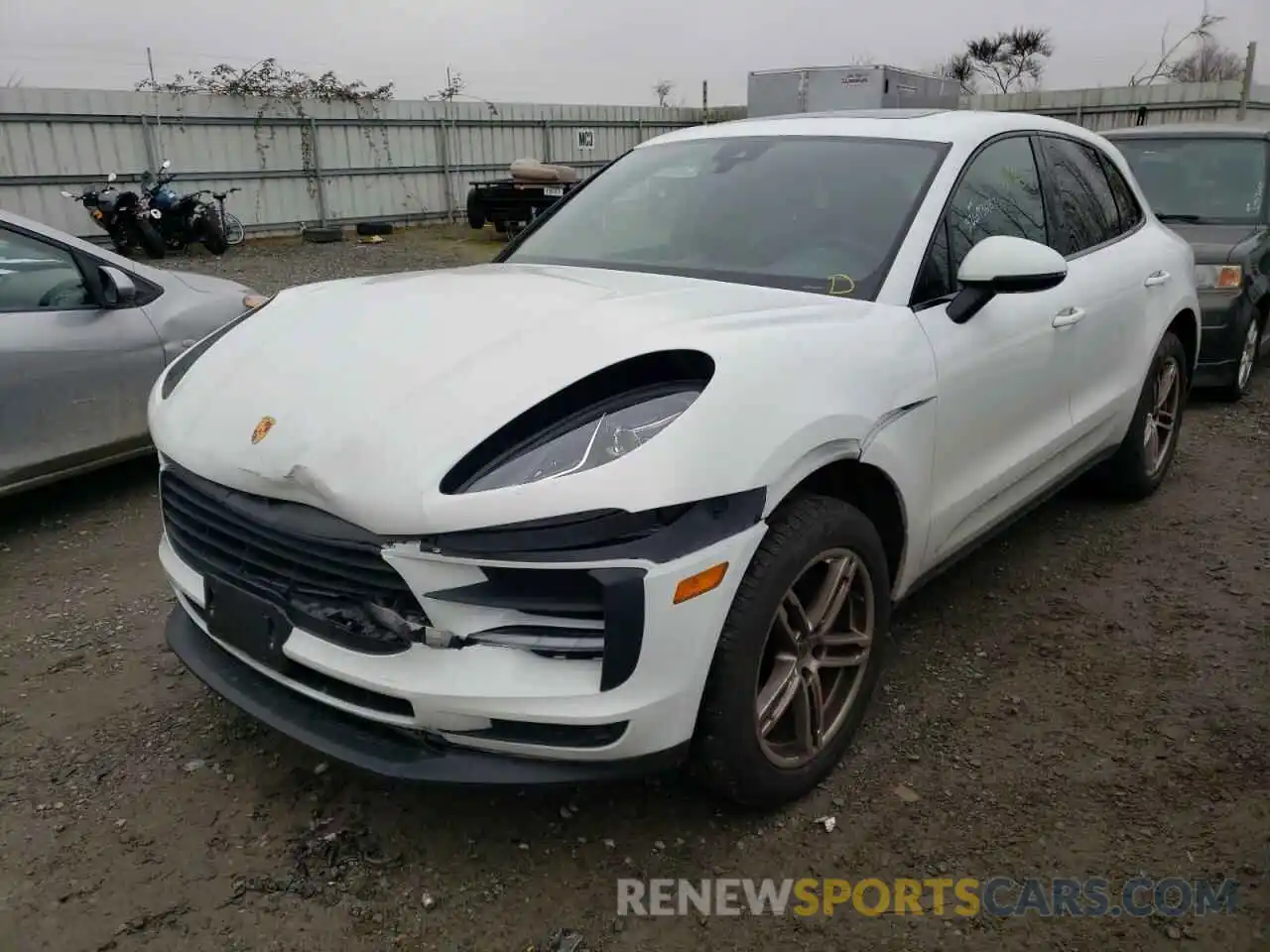 2 Photograph of a damaged car WP1AA2A56LLB12553 PORSCHE MACAN 2020