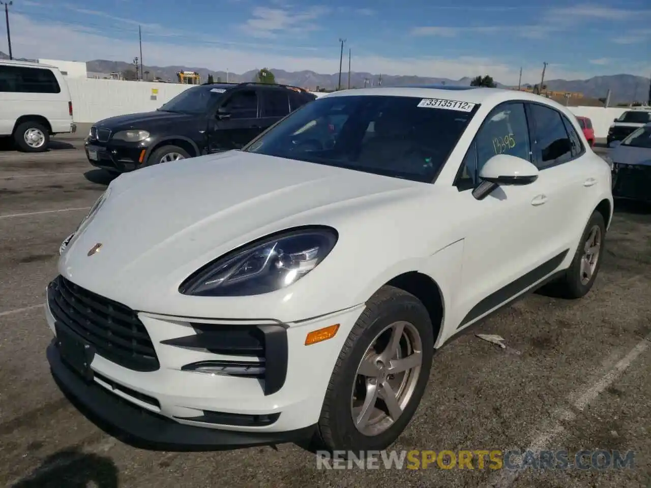 2 Photograph of a damaged car WP1AA2A56LLB13136 PORSCHE MACAN 2020