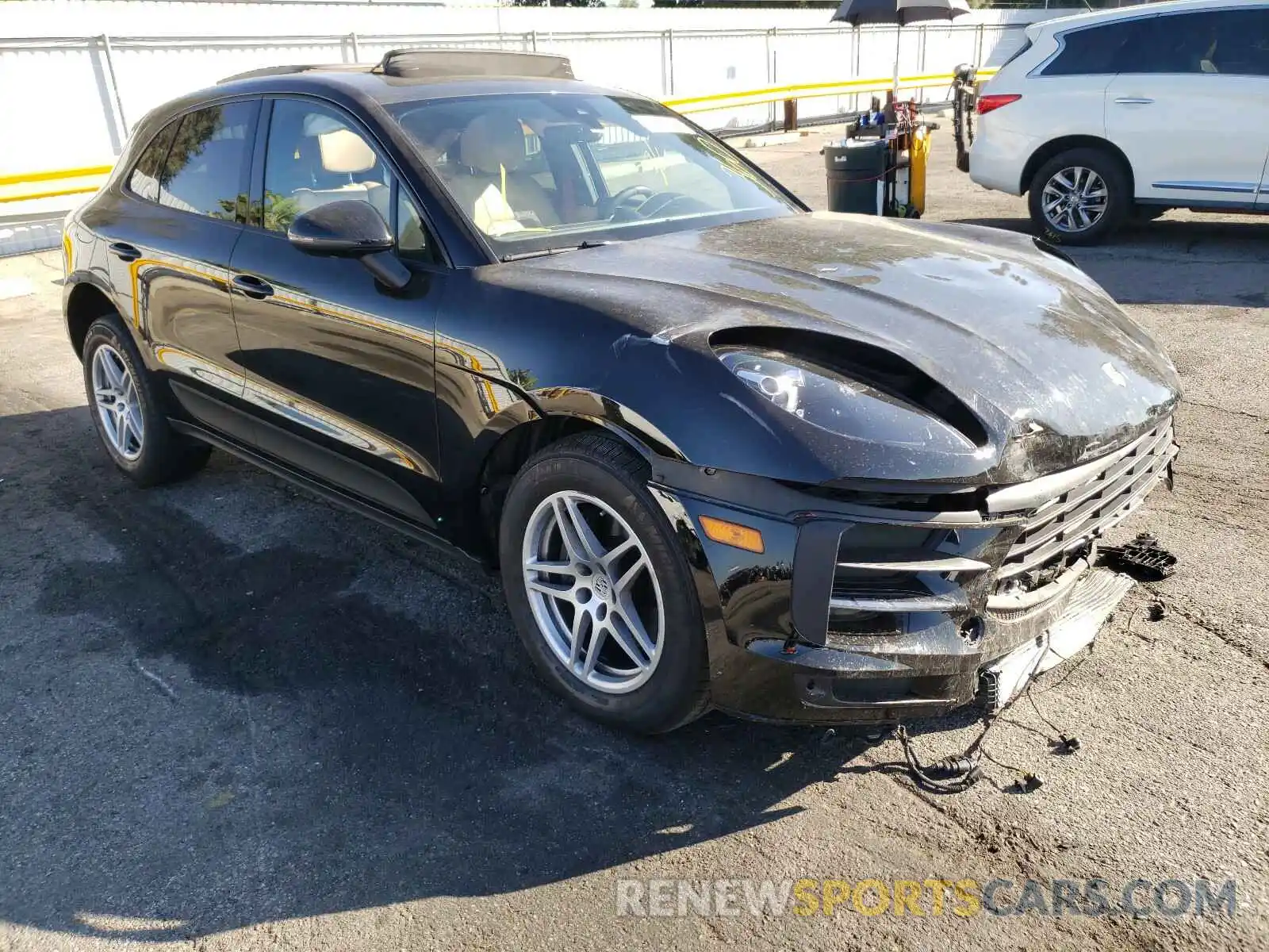 1 Photograph of a damaged car WP1AA2A57LLB04350 PORSCHE MACAN 2020