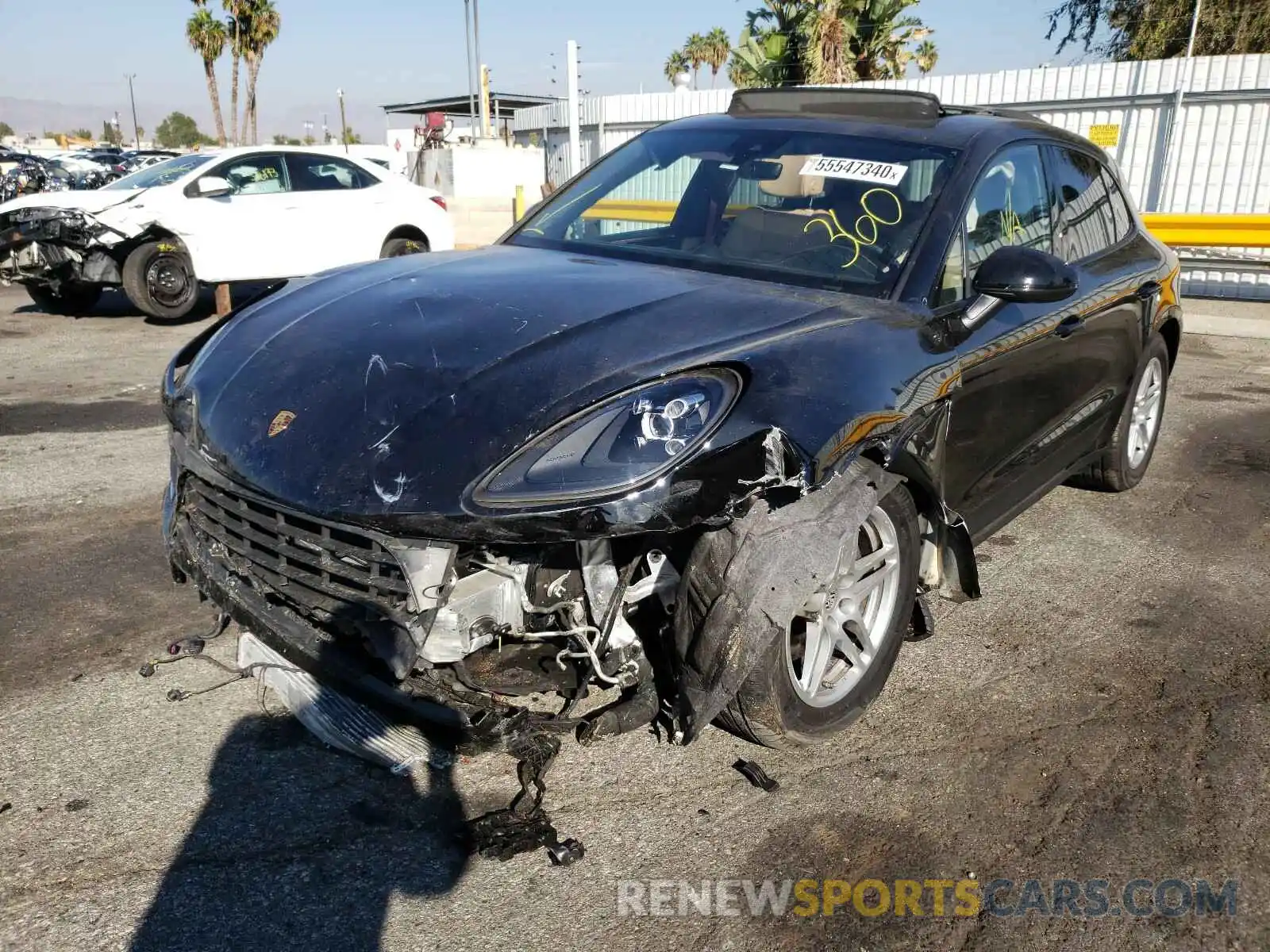 2 Photograph of a damaged car WP1AA2A57LLB04350 PORSCHE MACAN 2020