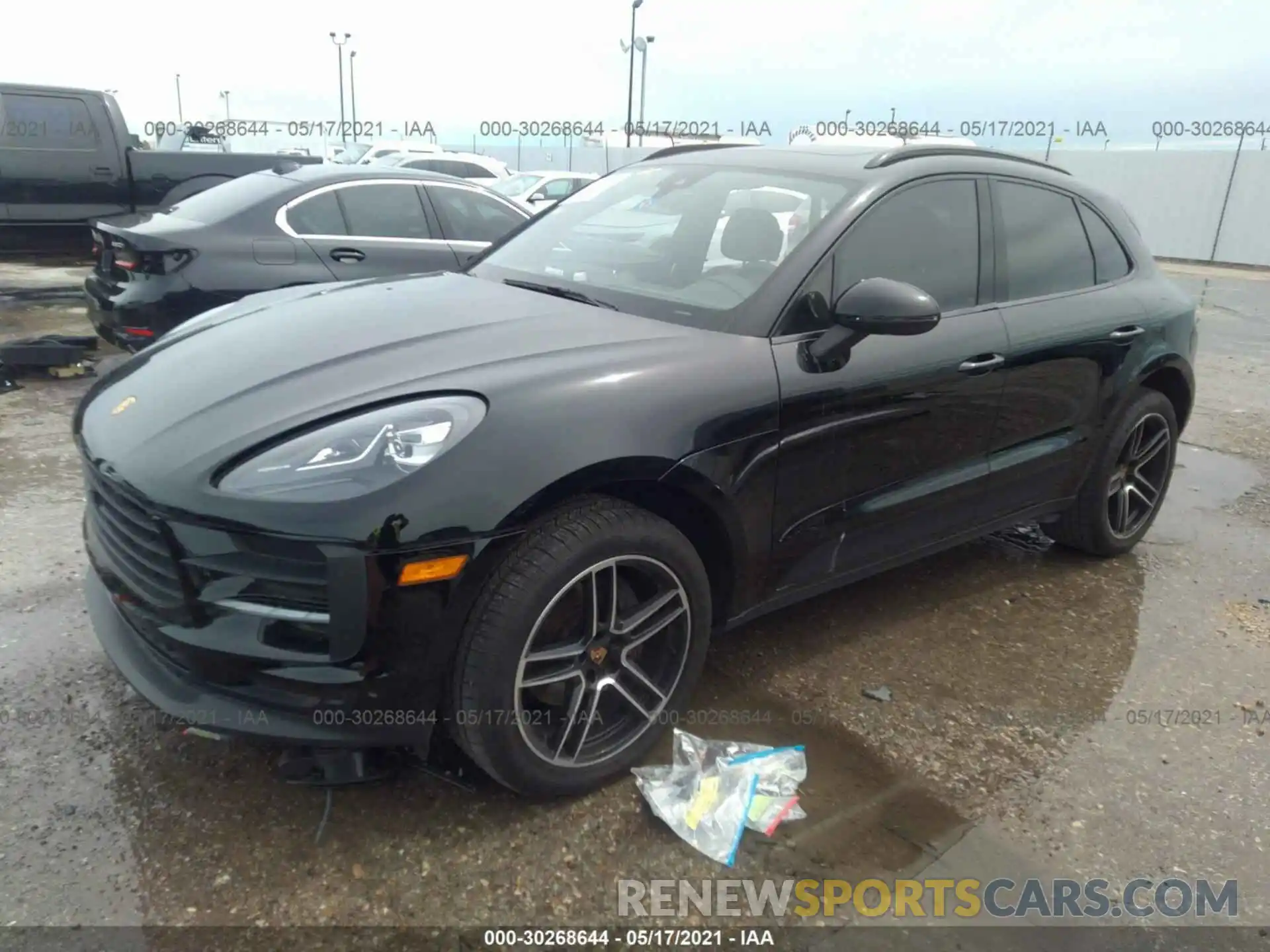 2 Photograph of a damaged car WP1AA2A57LLB07765 PORSCHE MACAN 2020