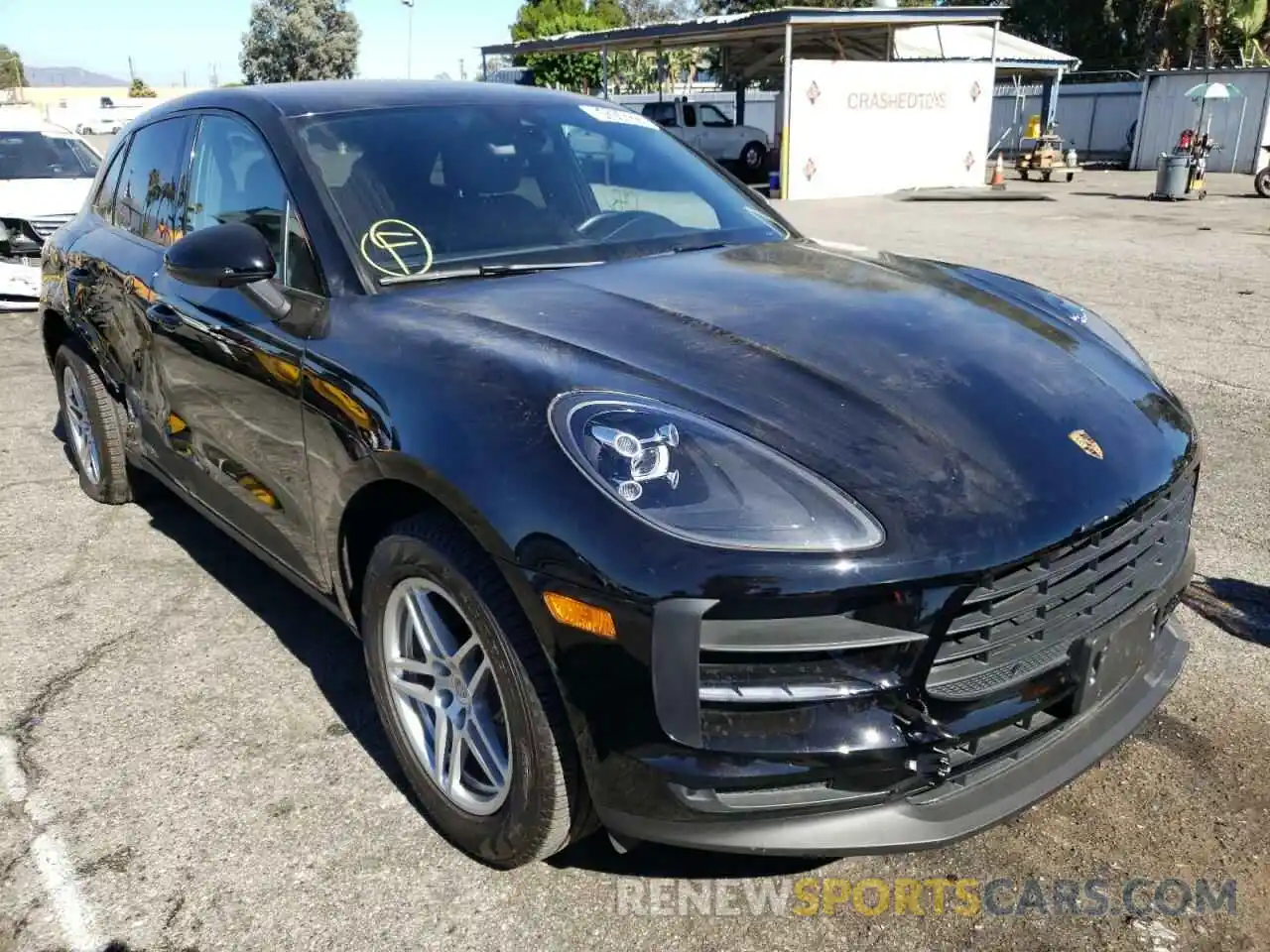 1 Photograph of a damaged car WP1AA2A57LLB08897 PORSCHE MACAN 2020