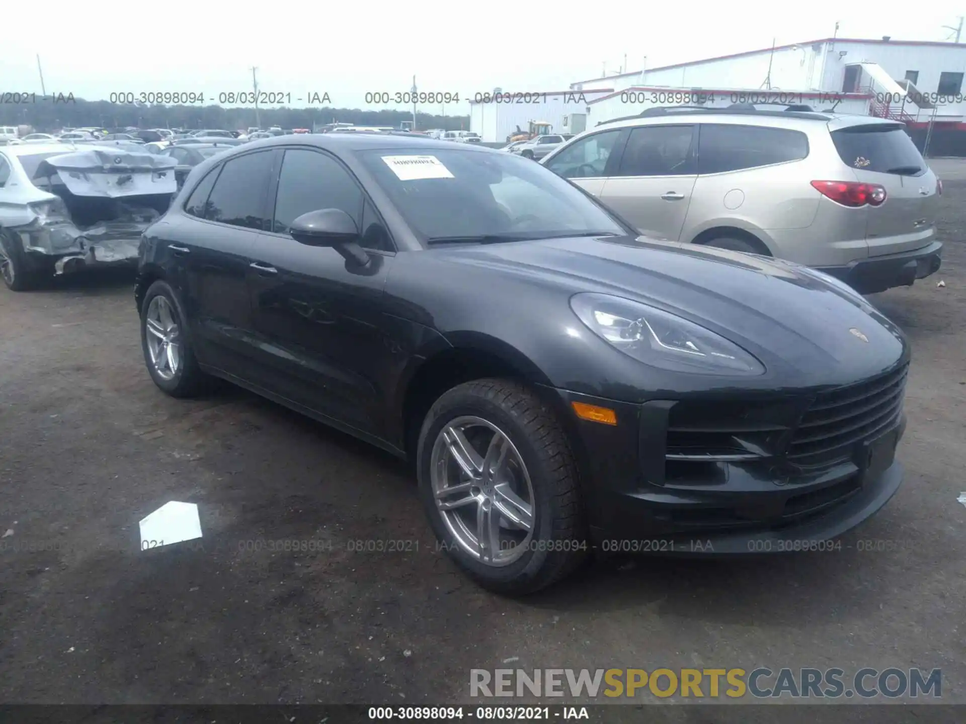 1 Photograph of a damaged car WP1AA2A57LLB09497 PORSCHE MACAN 2020