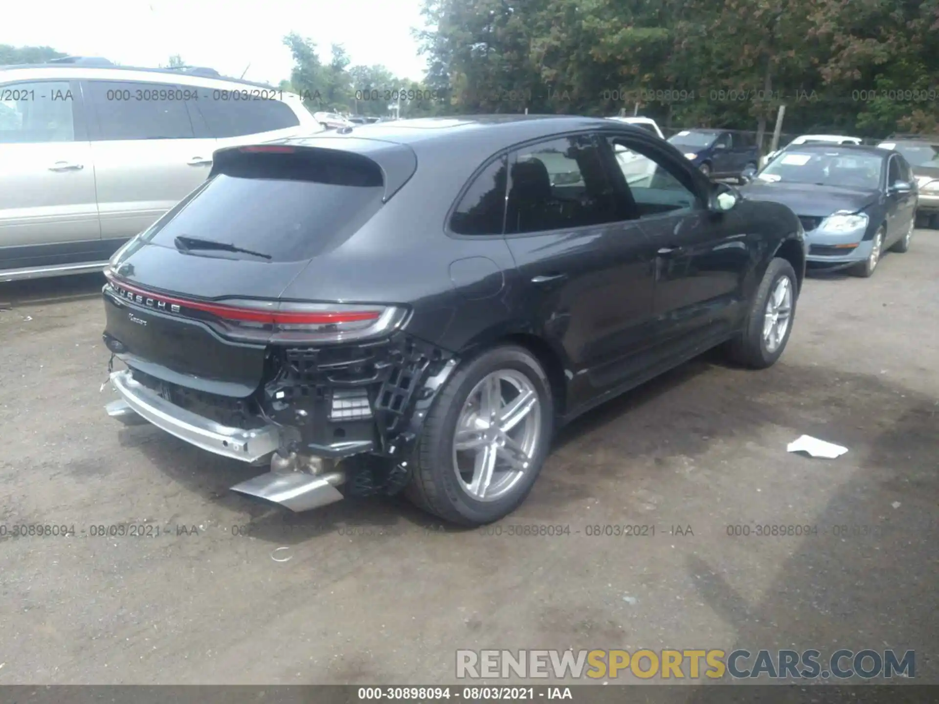 4 Photograph of a damaged car WP1AA2A57LLB09497 PORSCHE MACAN 2020